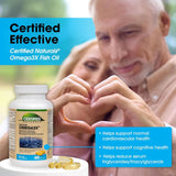 Certified Naturals Clinical Omega 3X (60 Gel Caps)
