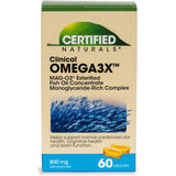 Certified Naturals Clinical Omega 3X (60 Gel Caps)