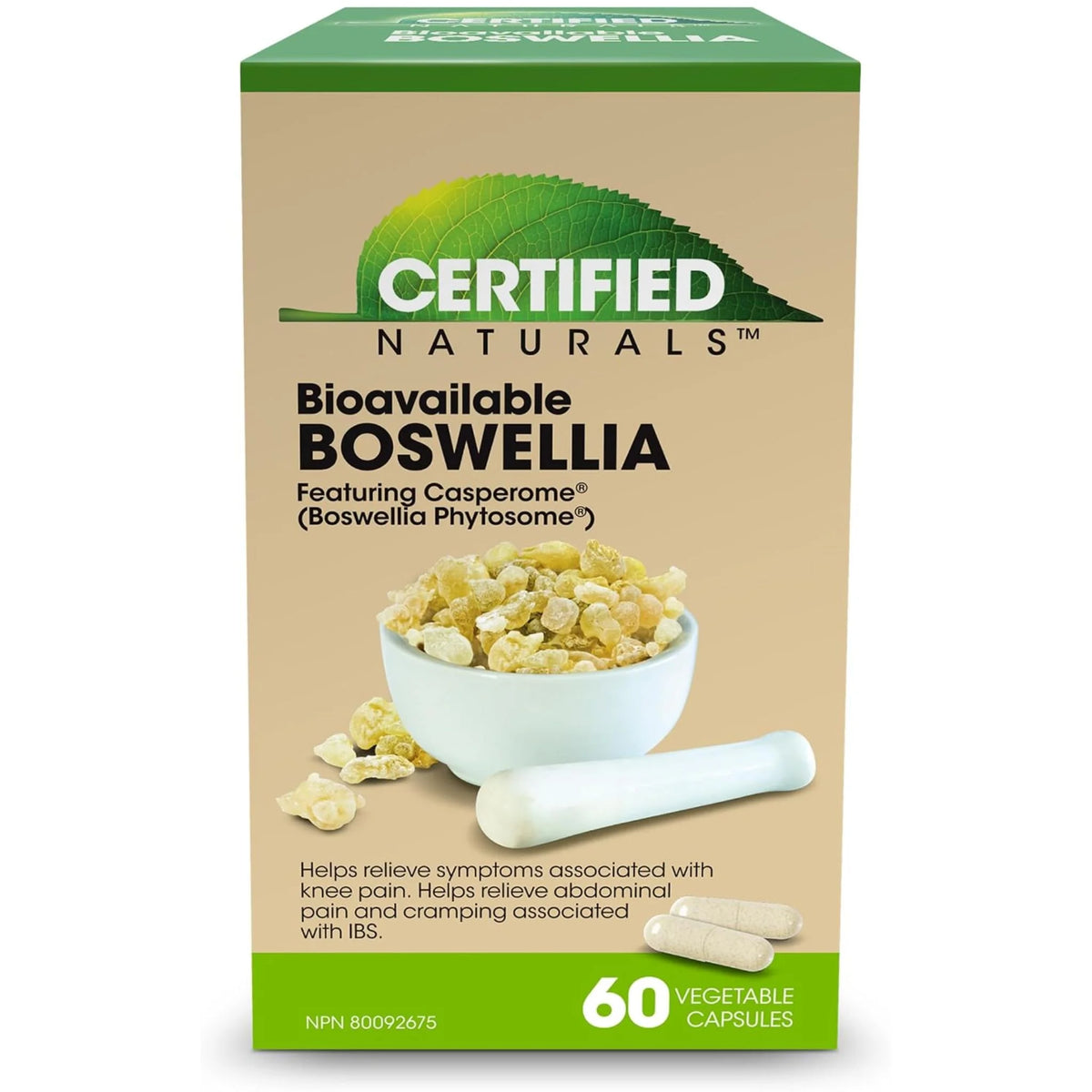 Certified Naturals Bioavailable Boswellia (60 VegCaps)