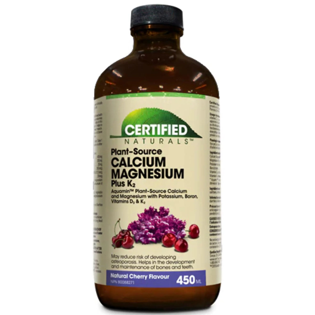 Certified Naturals Calcium Magnesium Cherry 450 ml