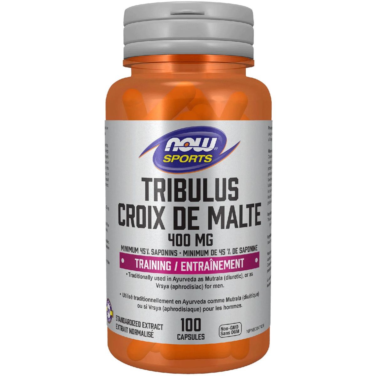 Now Tribulus Croix De Malte 400mg, 100 Capsules