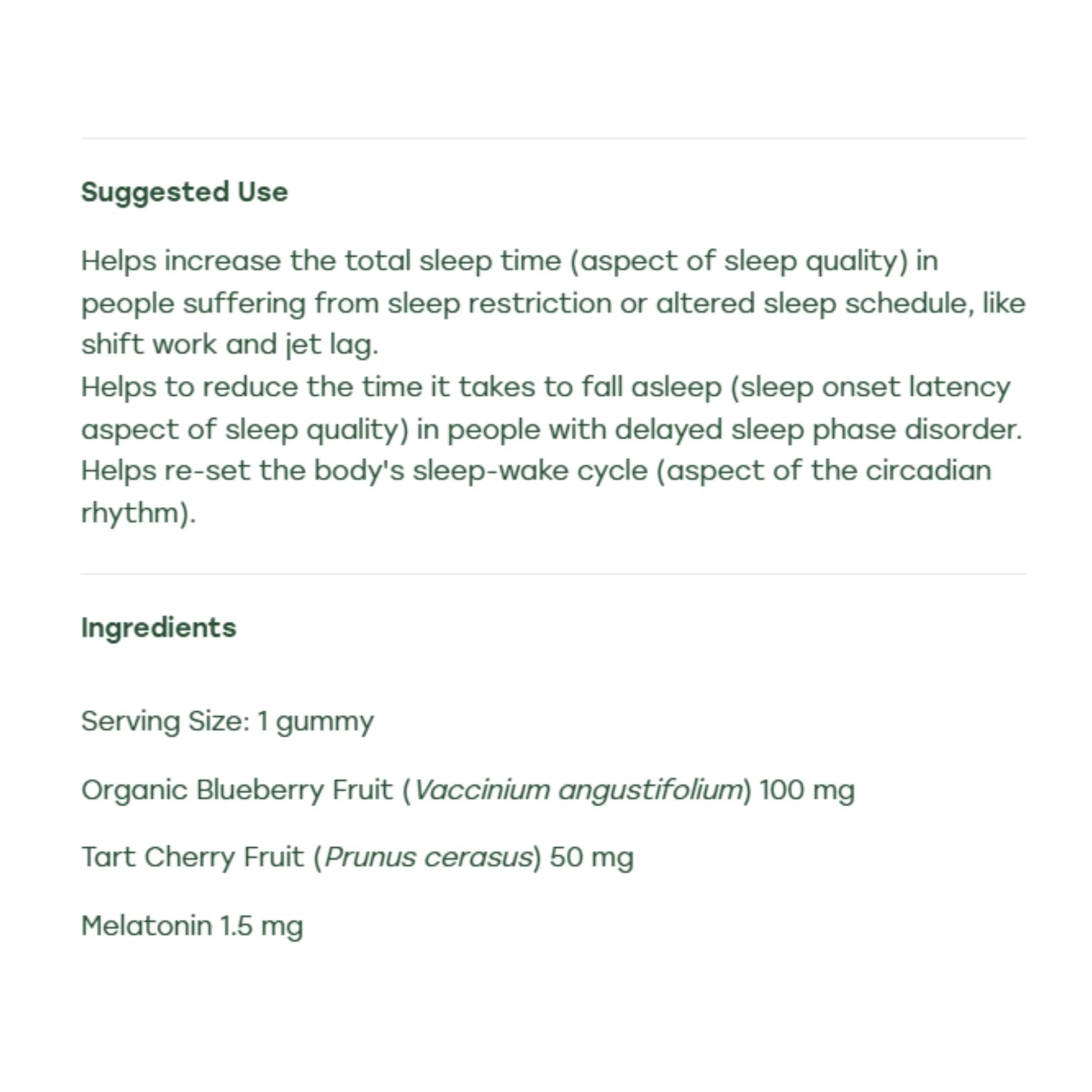 MegaFood Melatonin Berry Gummies 54 Gummies
