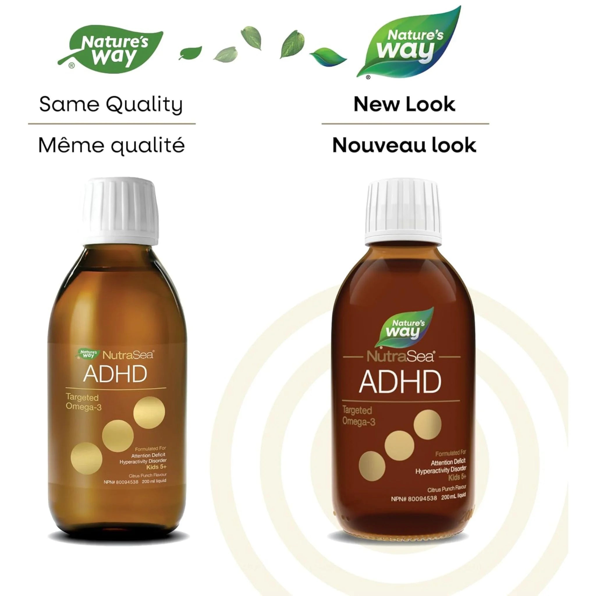 NutraSea ADHD Targeted Omega-3 Citrus Punch, 200ml