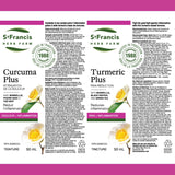 St. Francis Herb Turmeric Plus, 50ml - Nature's Source Inc