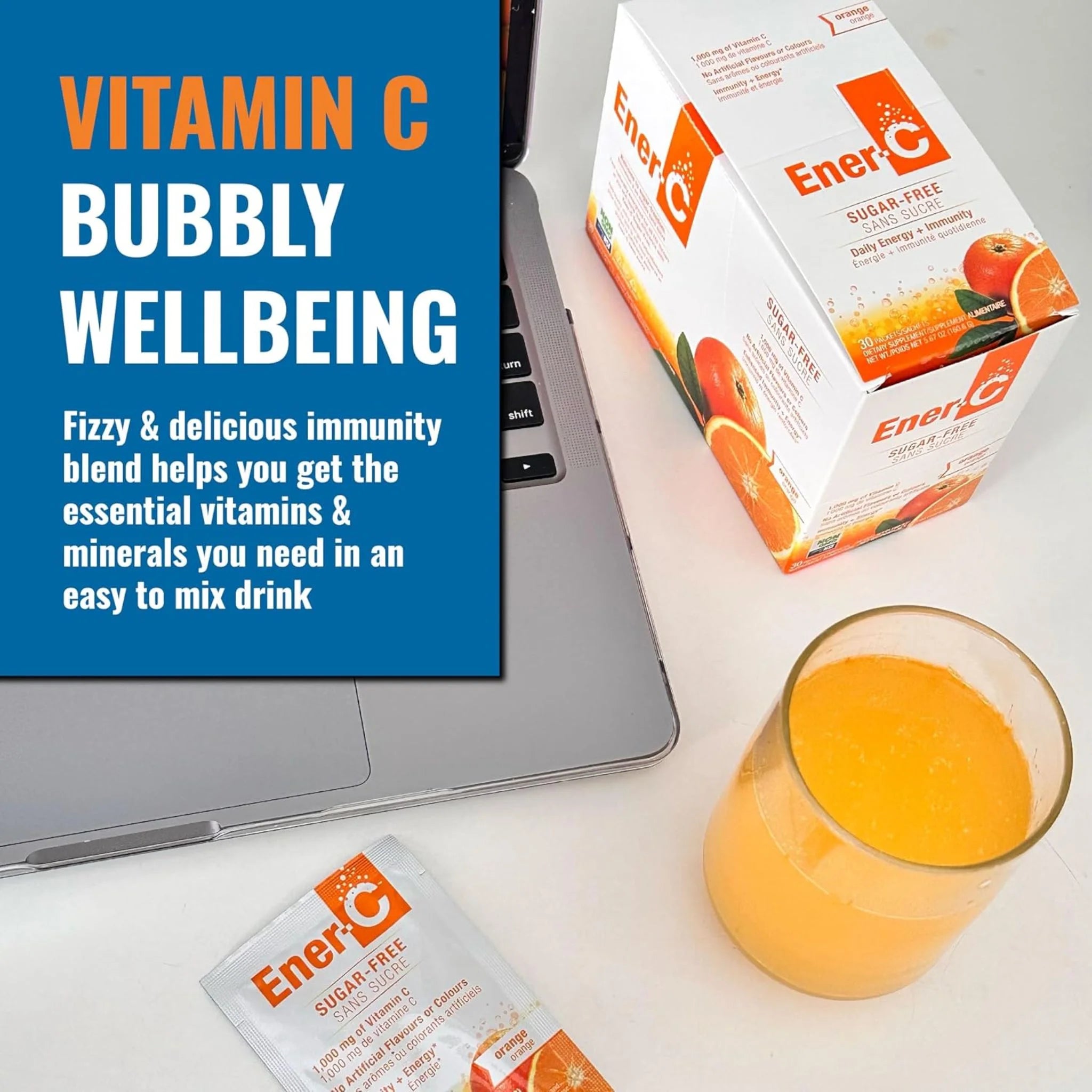 Ener-C Sugar Free Orange 30pks