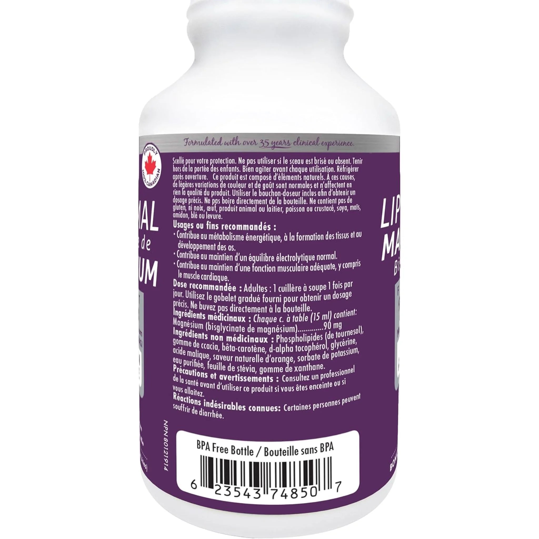 Naka Platinum Liposomal Magnesium Bisglycinate Orange 250ml