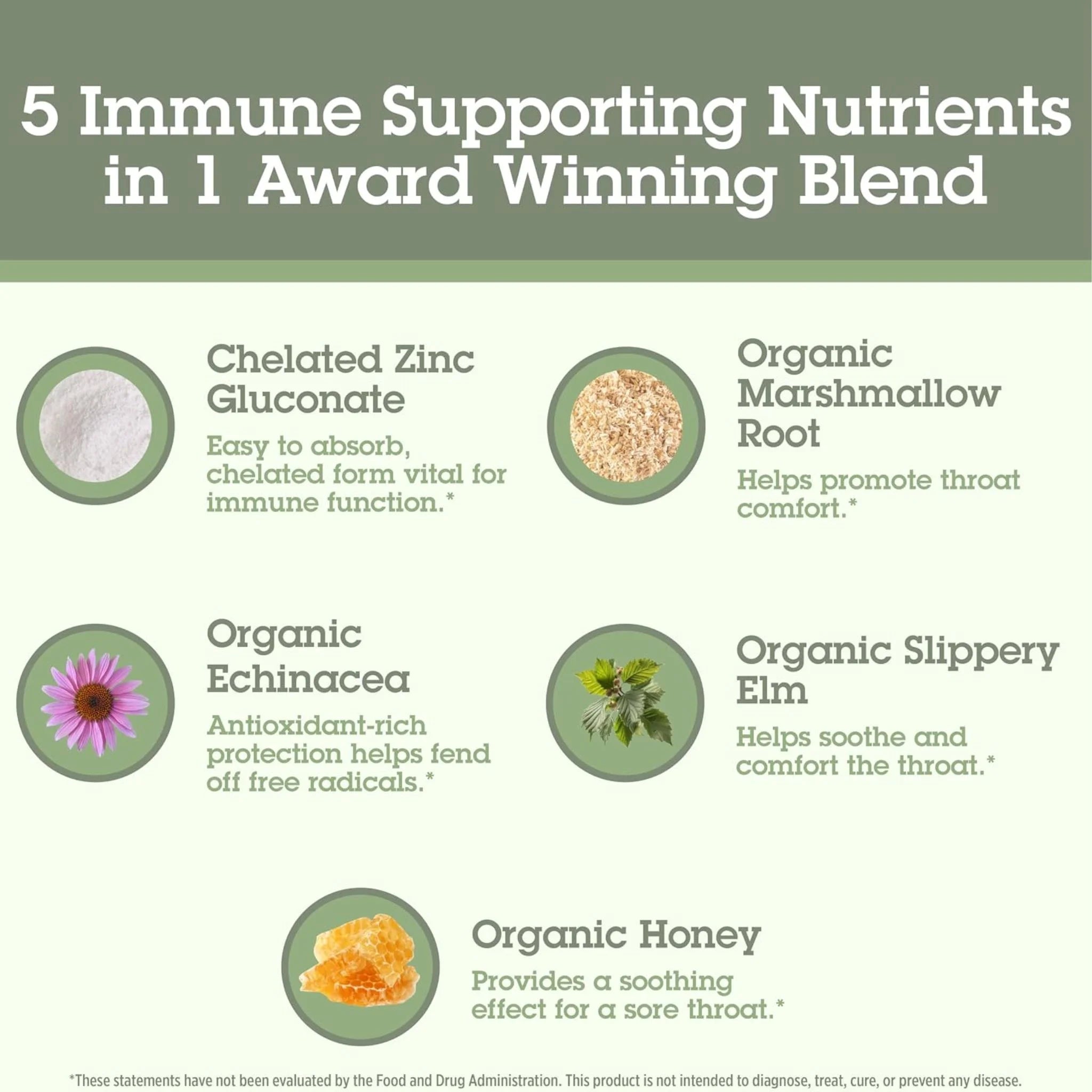 Quantum Health TheraZinc Immune Support, Blood Orange Flavour 18 Lozenges