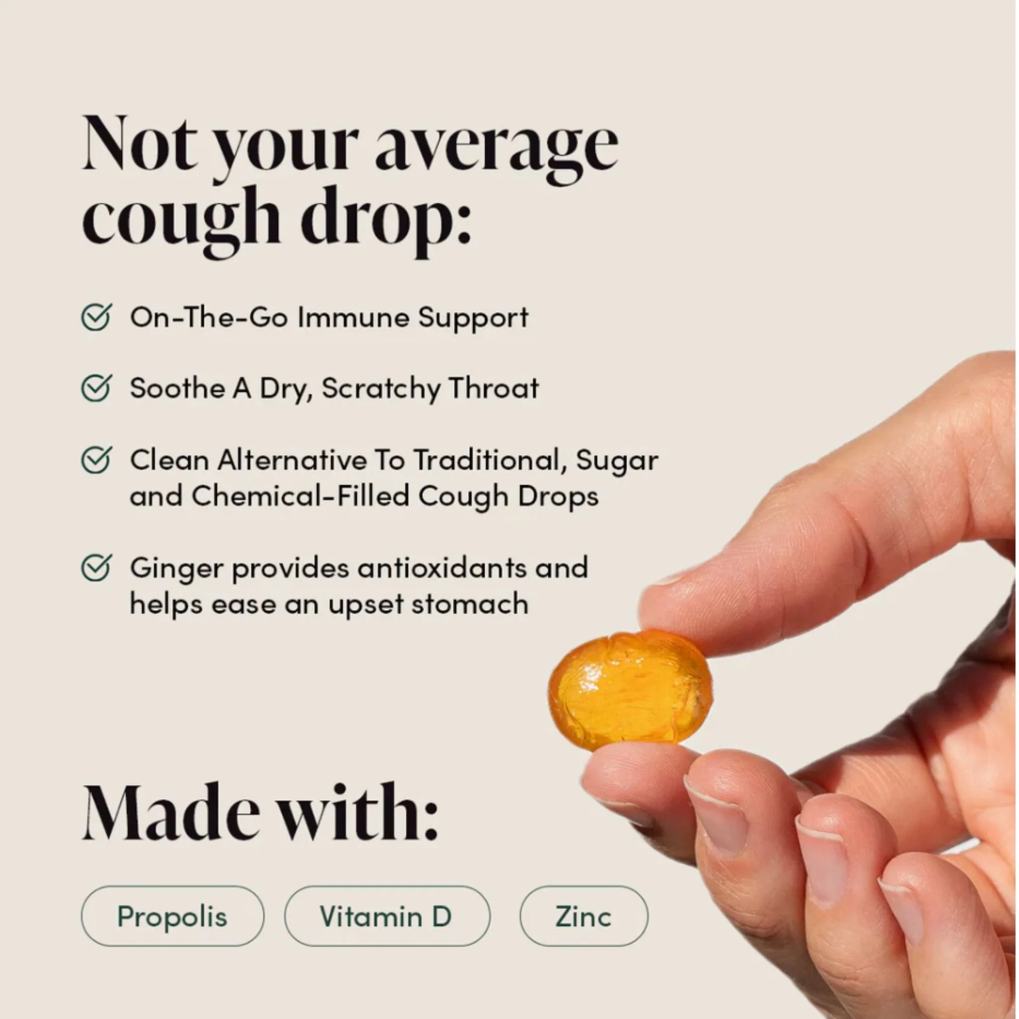 Beekeeper's Propolis Lozenges Lemon Ginger 50g