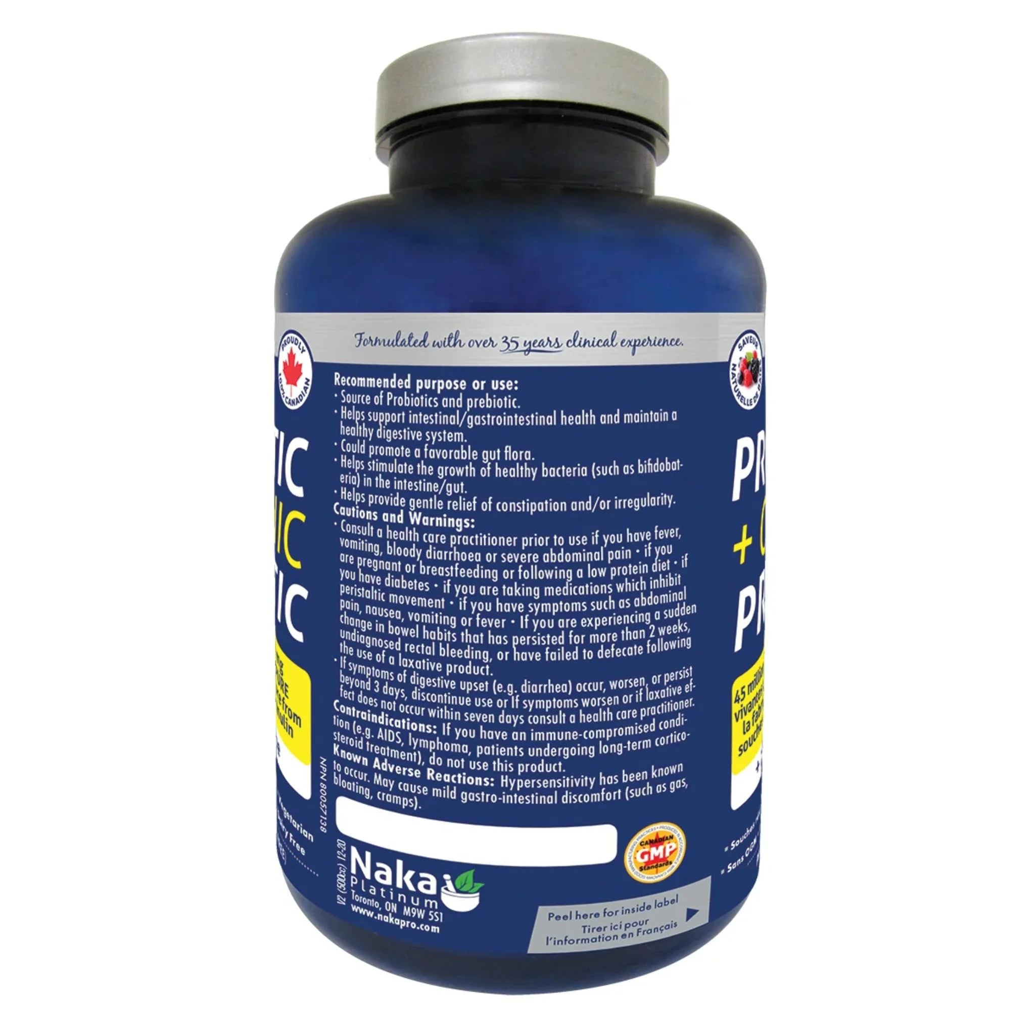 Naka Platinum Probiotic + Organic Prebiotic 300g