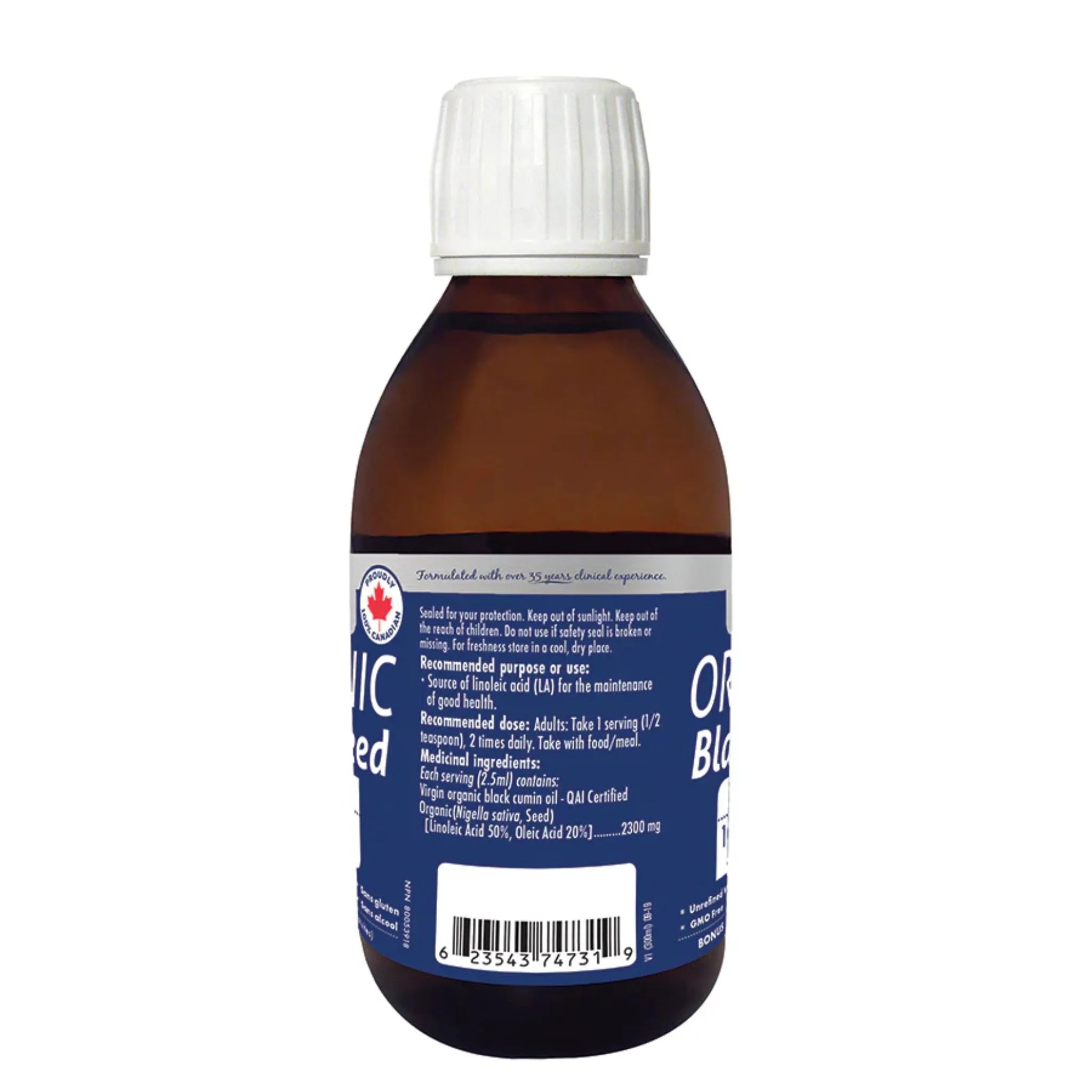 Naka Platinum Organic Black Seed Oil 500ml - Nature's Source Inc