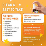KidStar Vitamin D3 Spray Orange 52ml