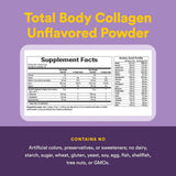 Total Body Collagen Unflavoured 500g - Nature's Source Inc