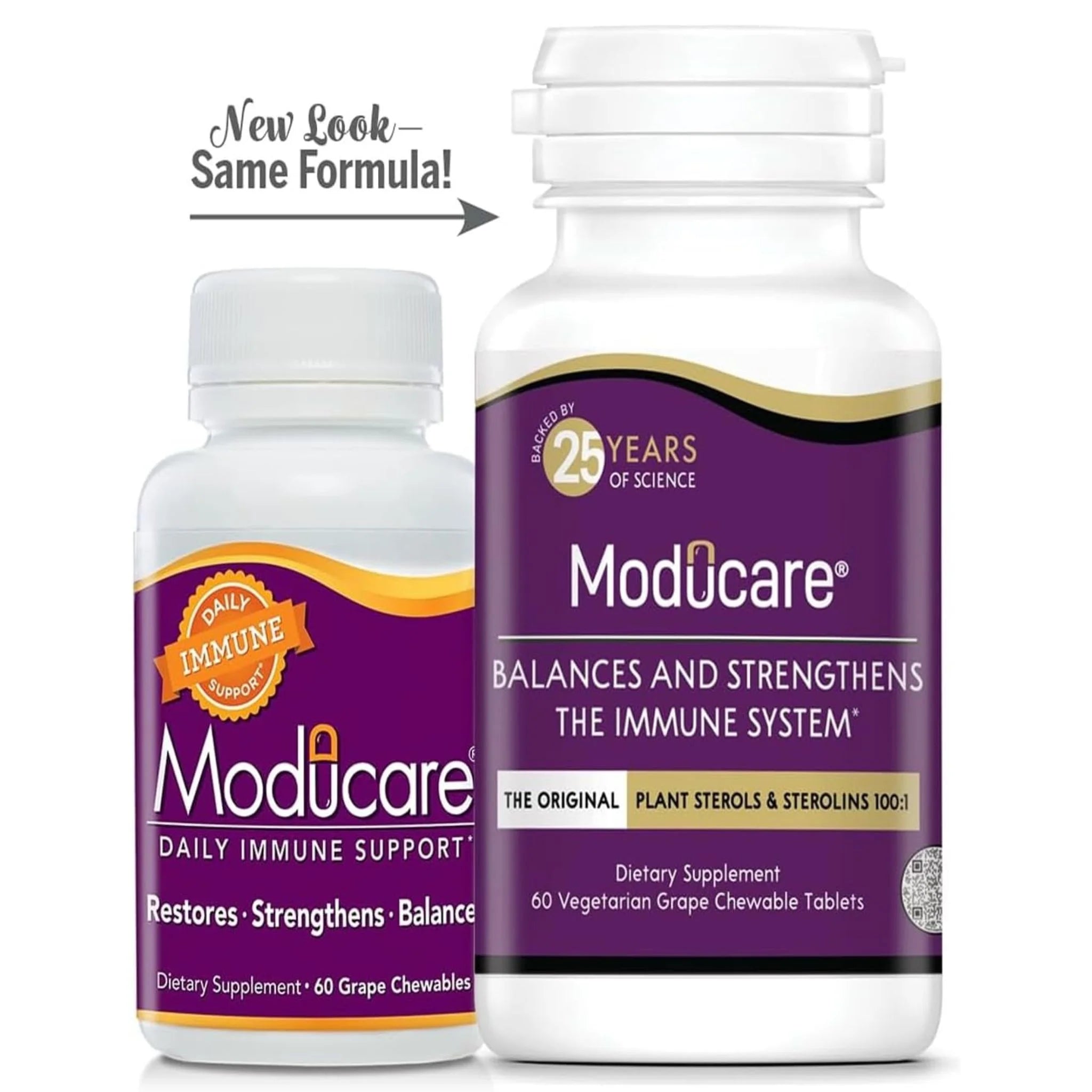Moducare 60 Grape-Flavoured Chewable Tablets - Nature's Source Inc
