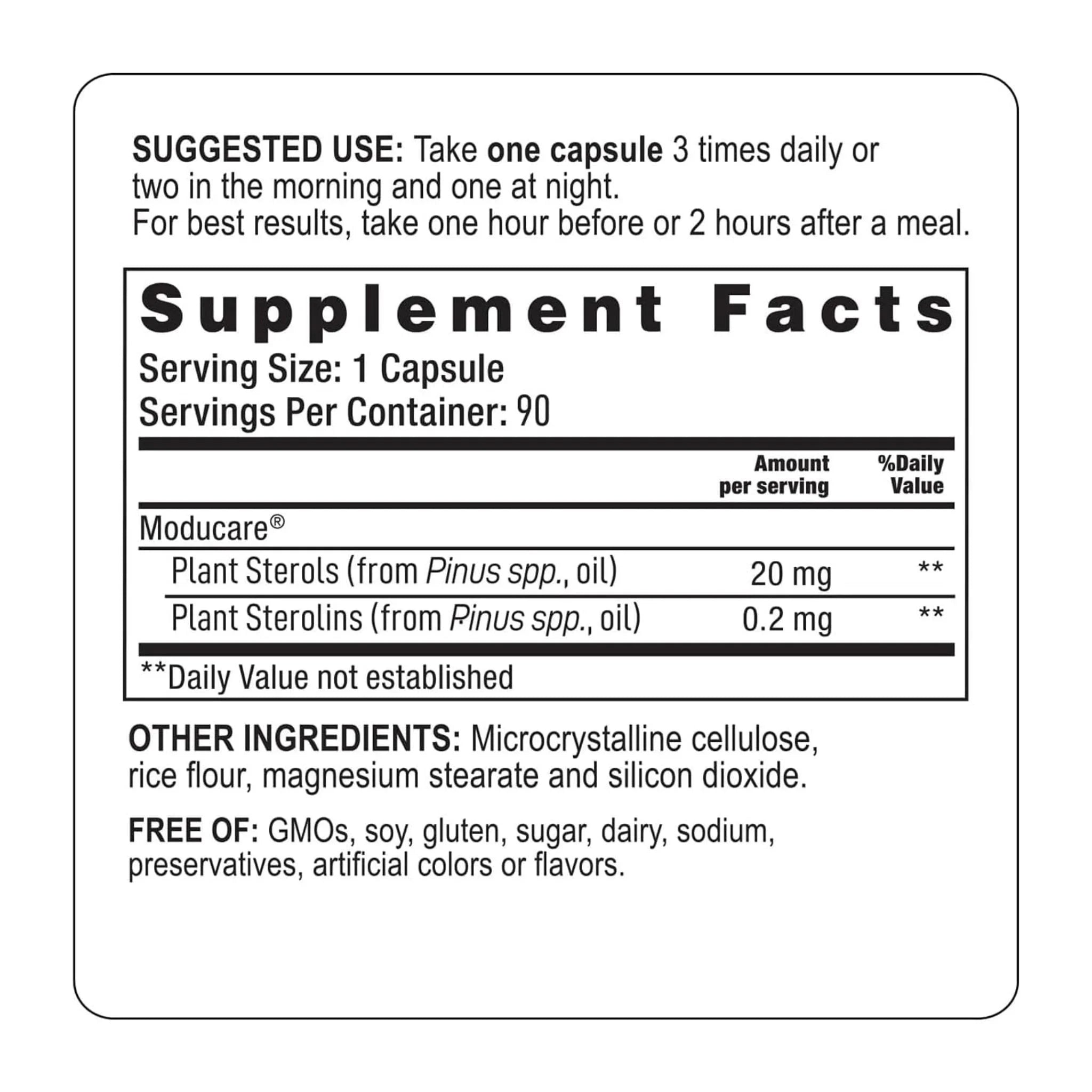 Moducare 90 Vegetarian Capsules - Daily Immune Support, Helps Support a Healthy Immune System Balance - Nature's Source Inc