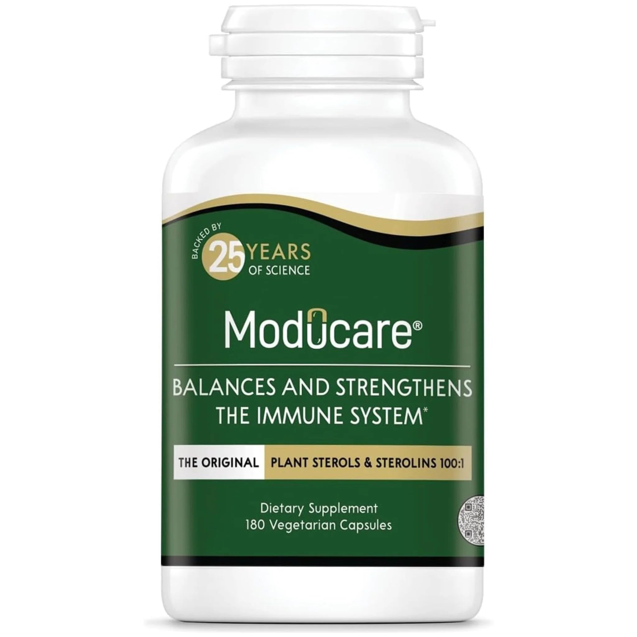 Moducare 180 Vegetarian Capsules - Daily Immune Support, Helps Support a Healthy Immune System Balance - Nature's Source Inc