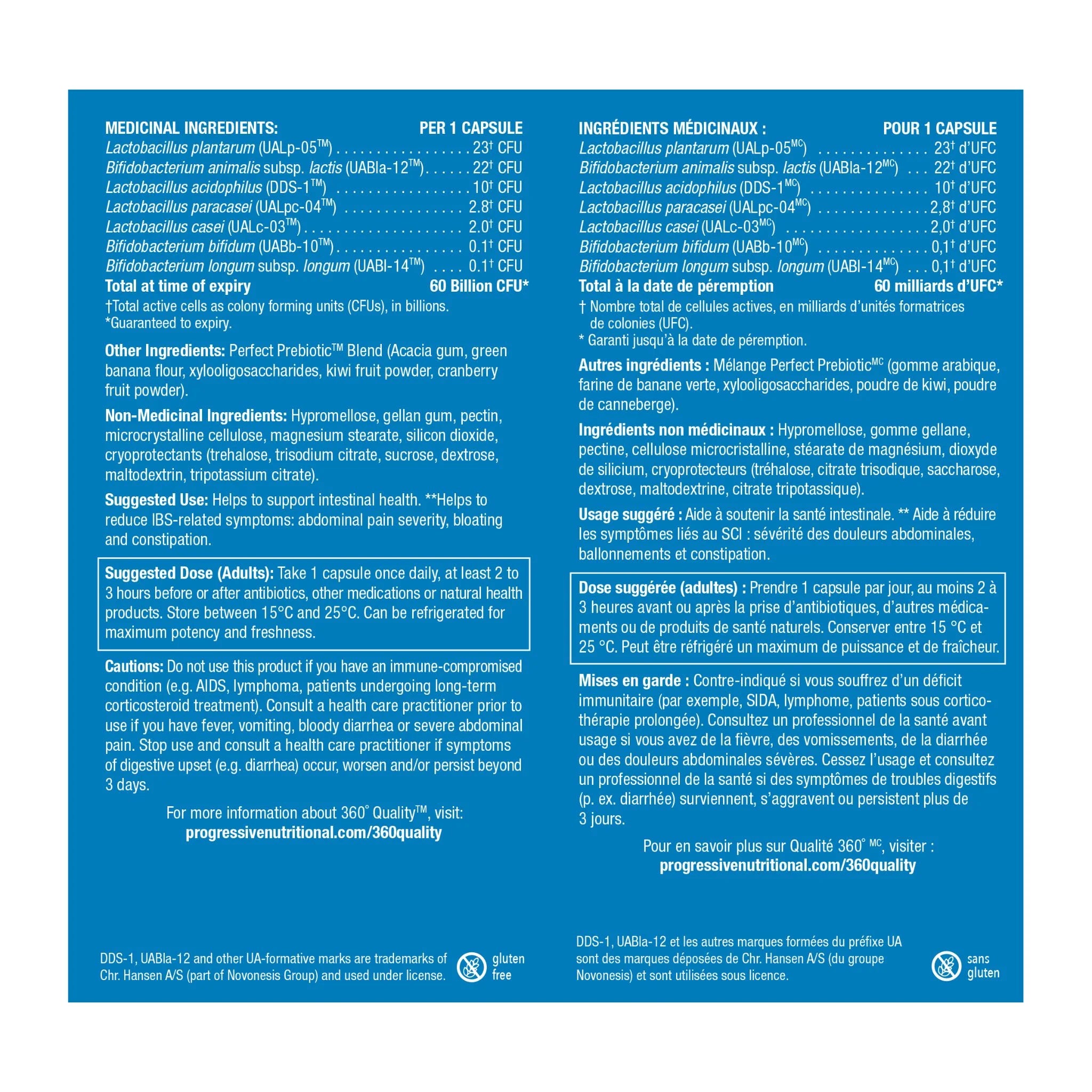 Progressive Perfect Probiotic 60 Billion 60c
