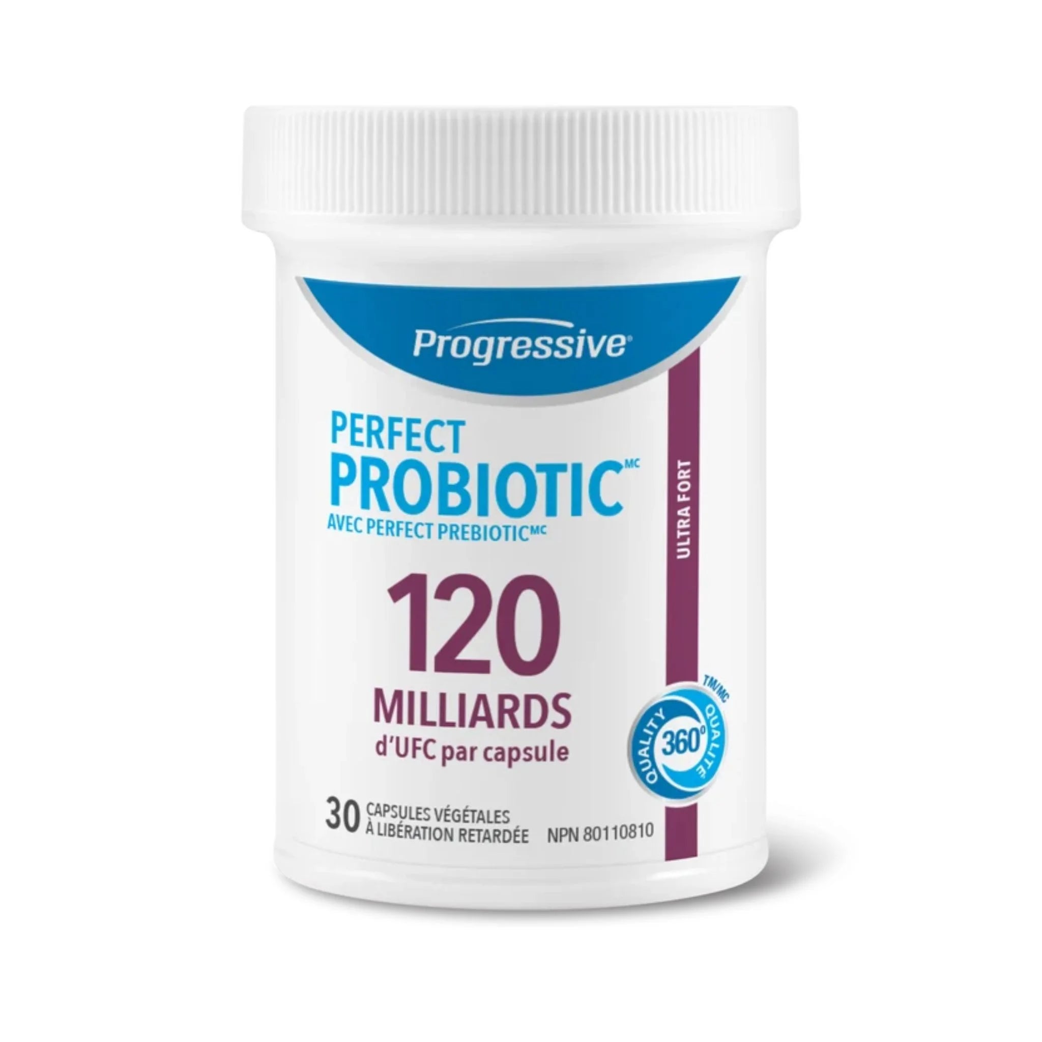Progressive Perfect Probiotic 120 Billion 30 Vegan Capsules