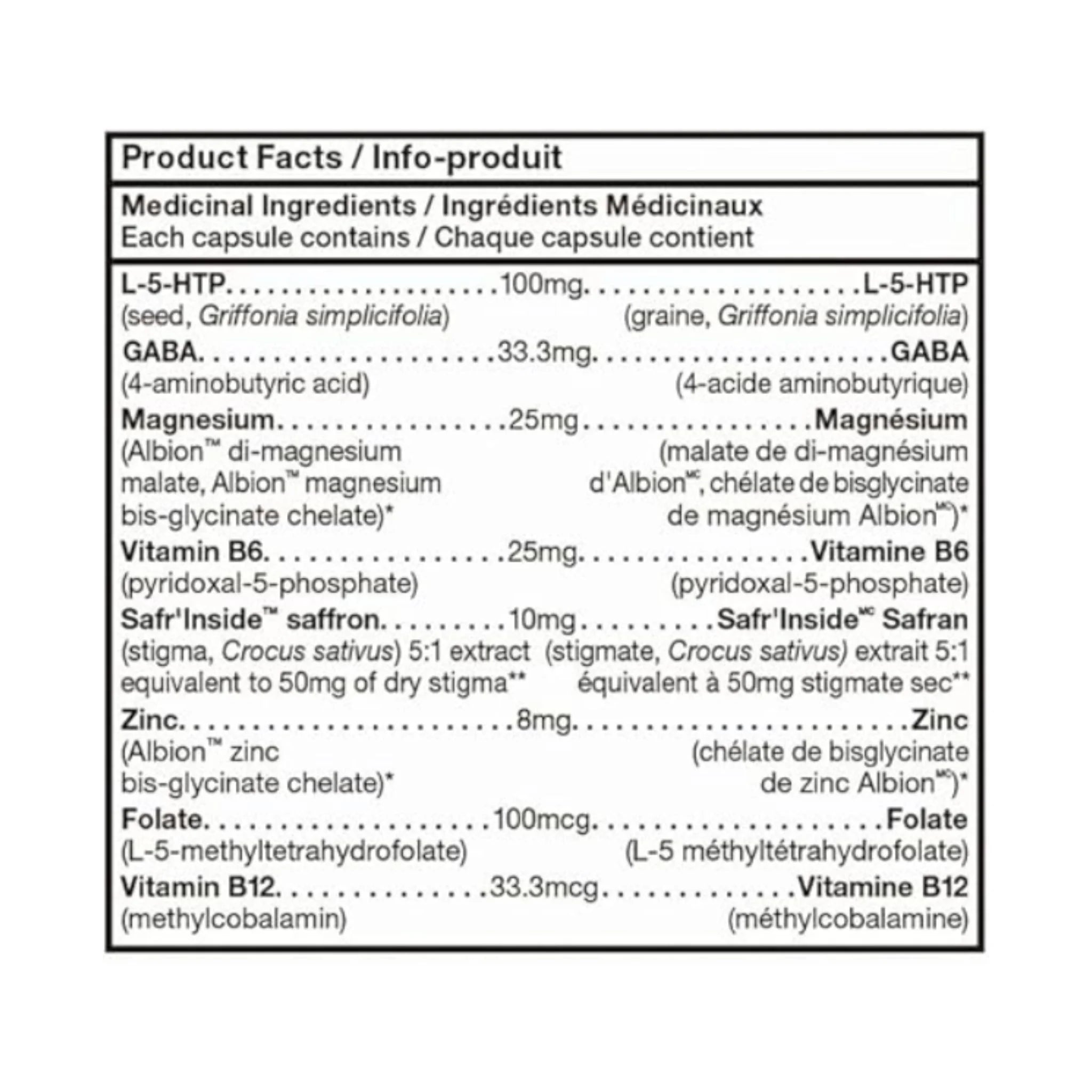 CanPrev Healthy Mood, 90 Vegan Capsules - Nature's Source Inc