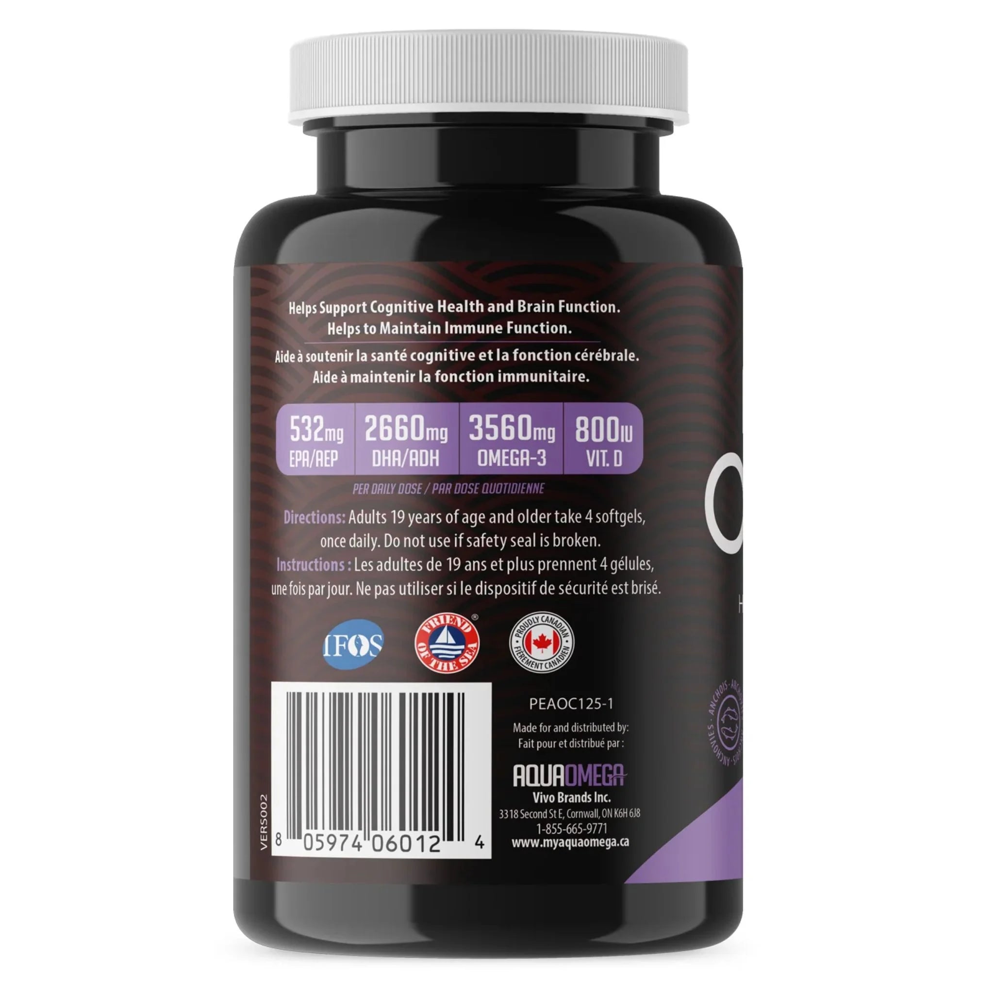 AquaOmega High DHA 120sg