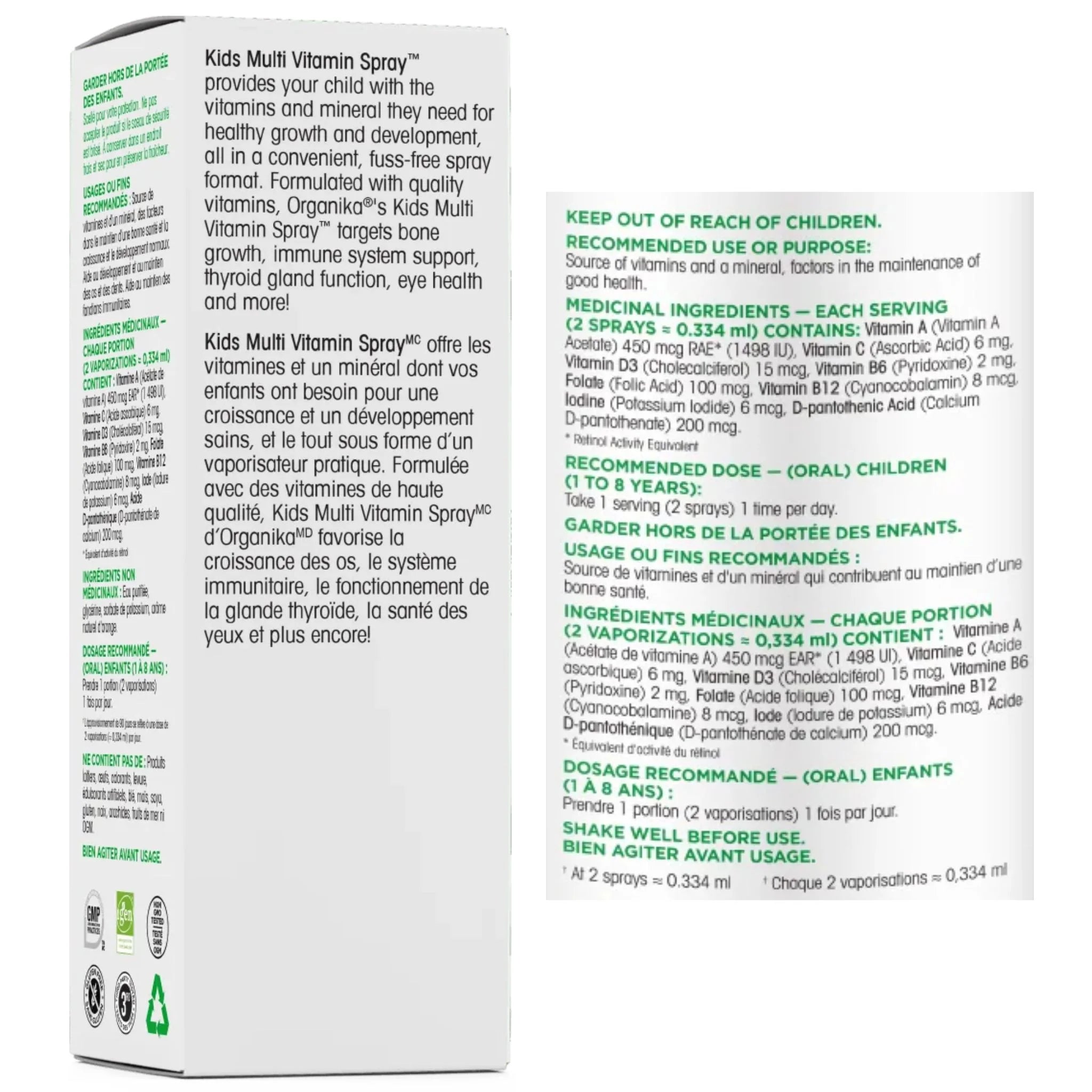 Organika Kids Multivitamin Liquid Spray 30ml