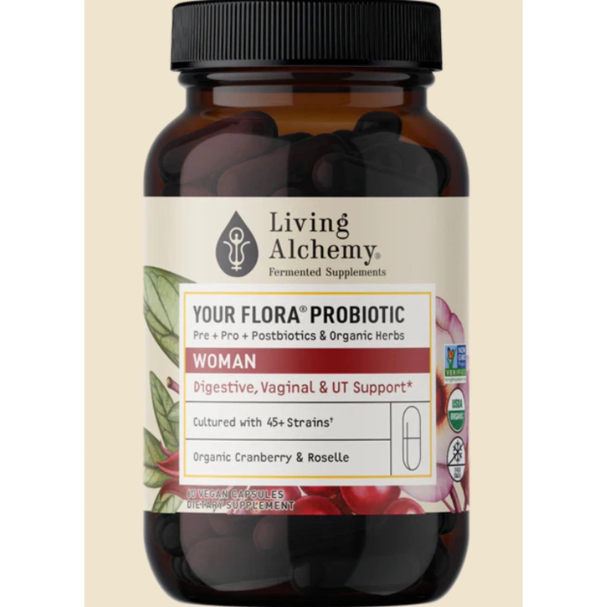 Living Alchemy Your Flora Women 60 Vegan Capsules - Nature's Source Inc