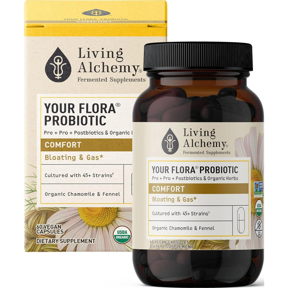 Living Alchemy Your Flora Comfort 120 Capsules - Nature's Source Inc