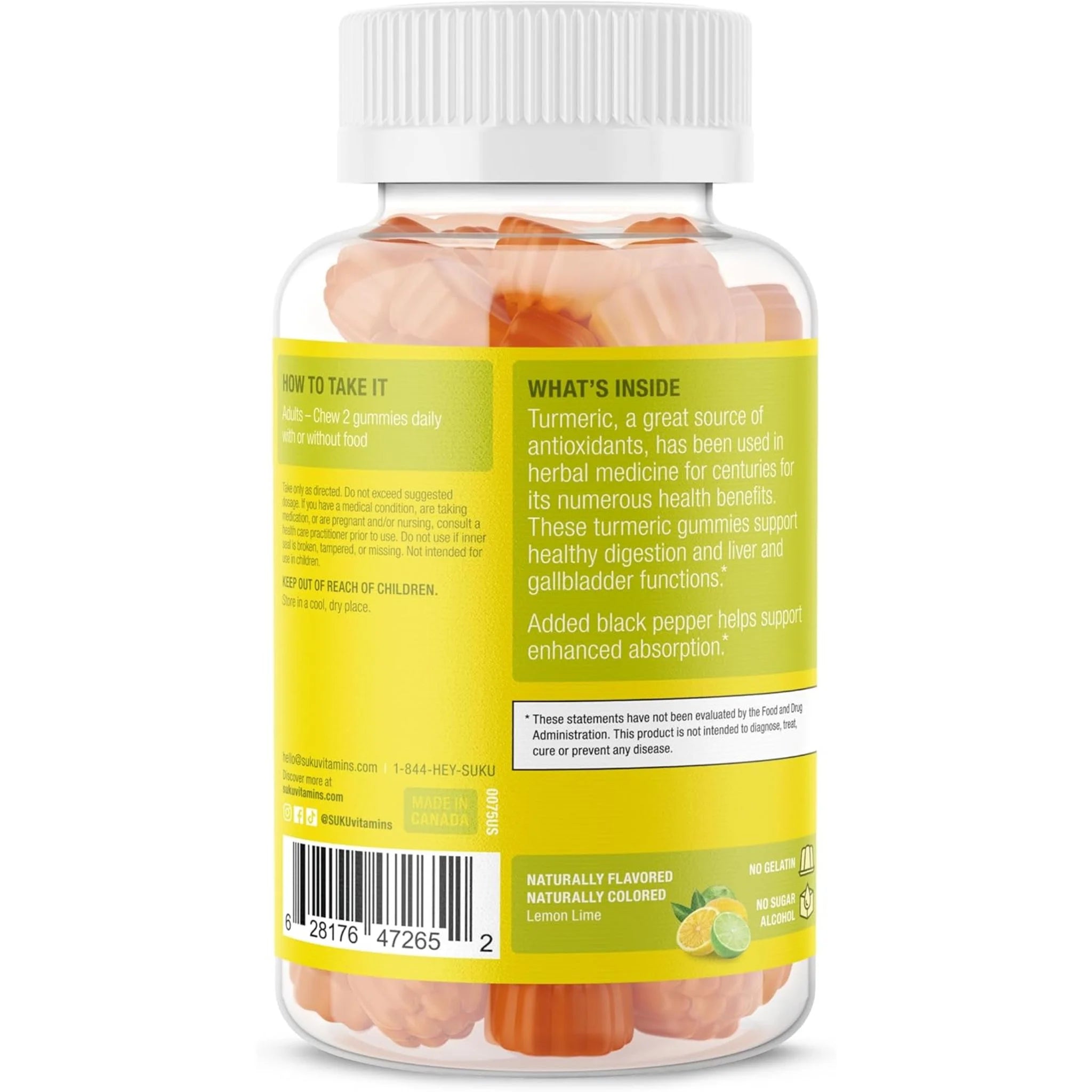 Suku Turmeric 50 Gummies