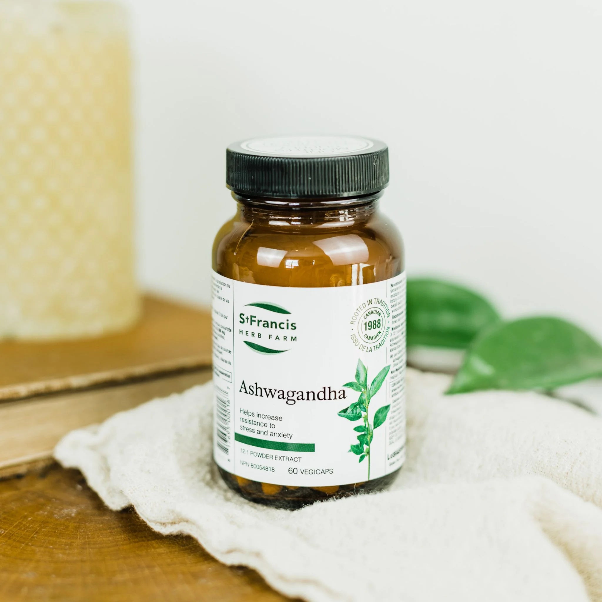 St. Francis Ashwagandha 60 Capsules - Nature's Source Inc