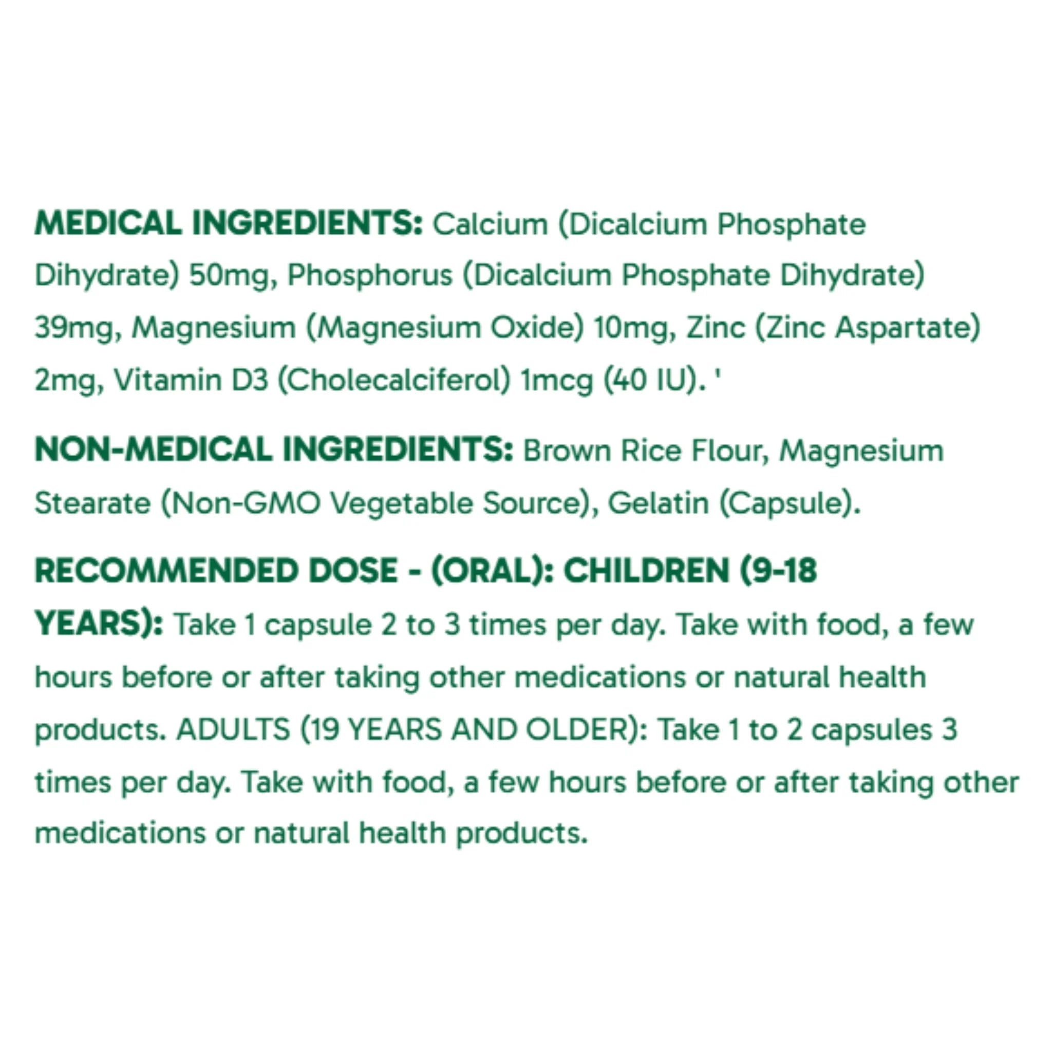 Organika Grow Plus 60 Capsules - Nature's Source Inc