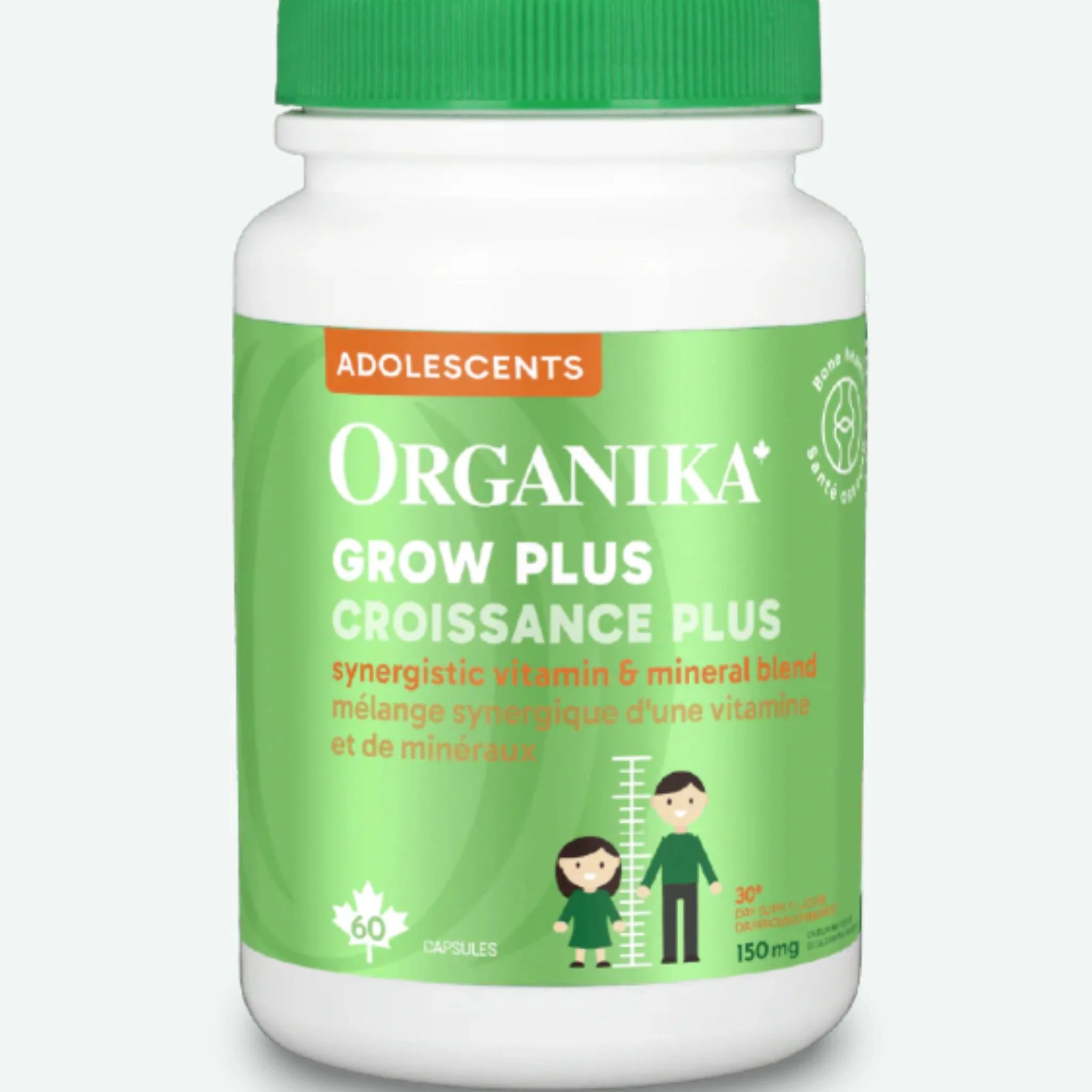 Organika Grow Plus 60 Capsules - Nature's Source Inc