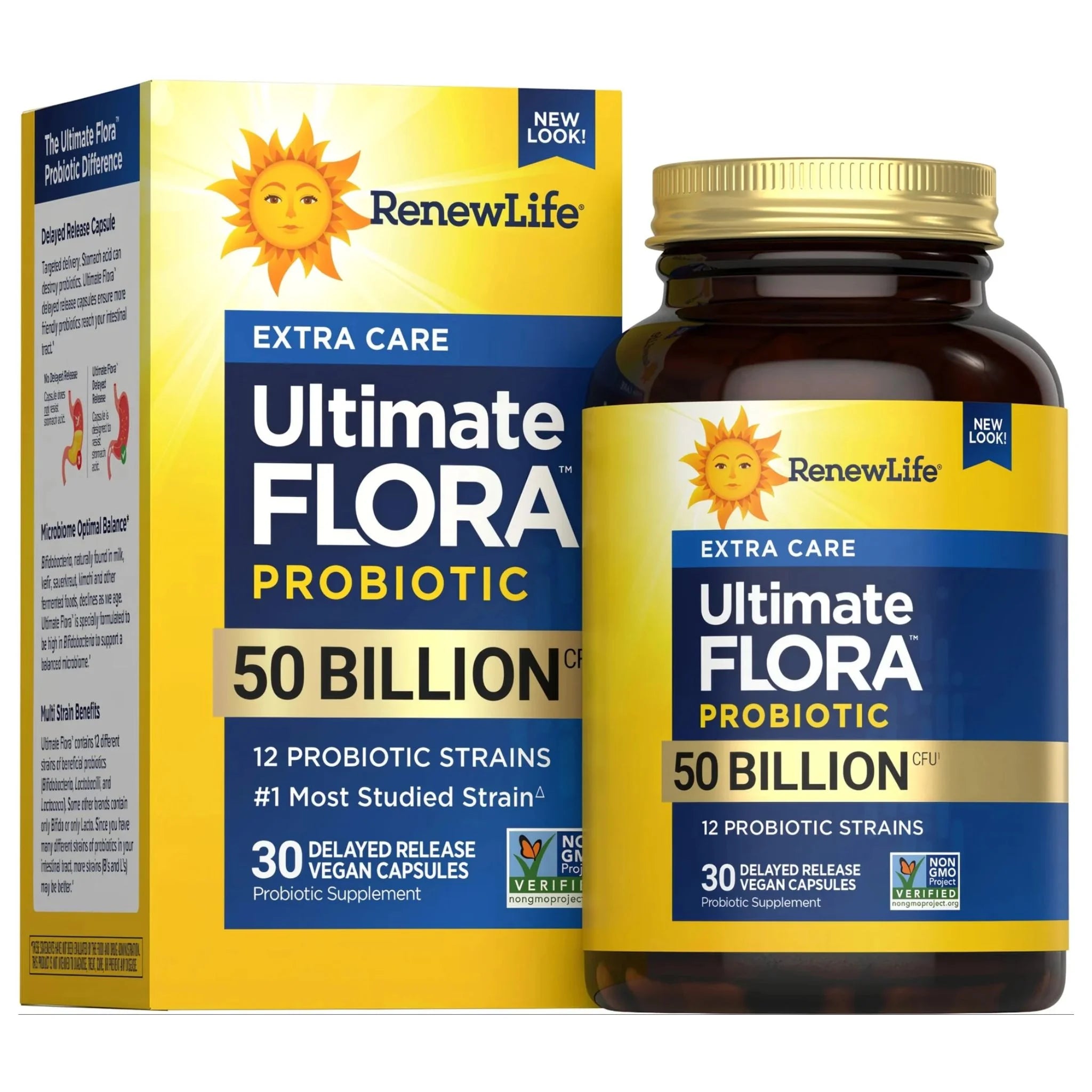 Renew Life Ultimate Flora Extra Care 50 Billion 30 Veg-Caps - Nature's Source Inc