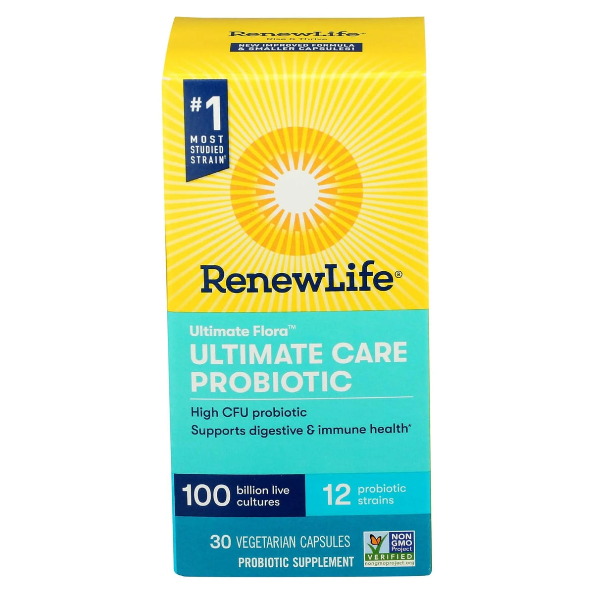 Renew Life Ultimate Flora Ultimate Care 100 Billion 30 Veg - Caps - Nature's Source Inc