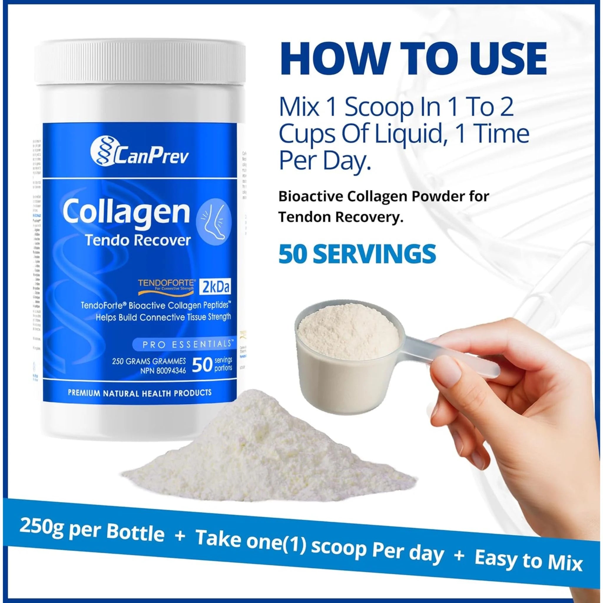 CanPrev Collagen Tendo Recover 250g
