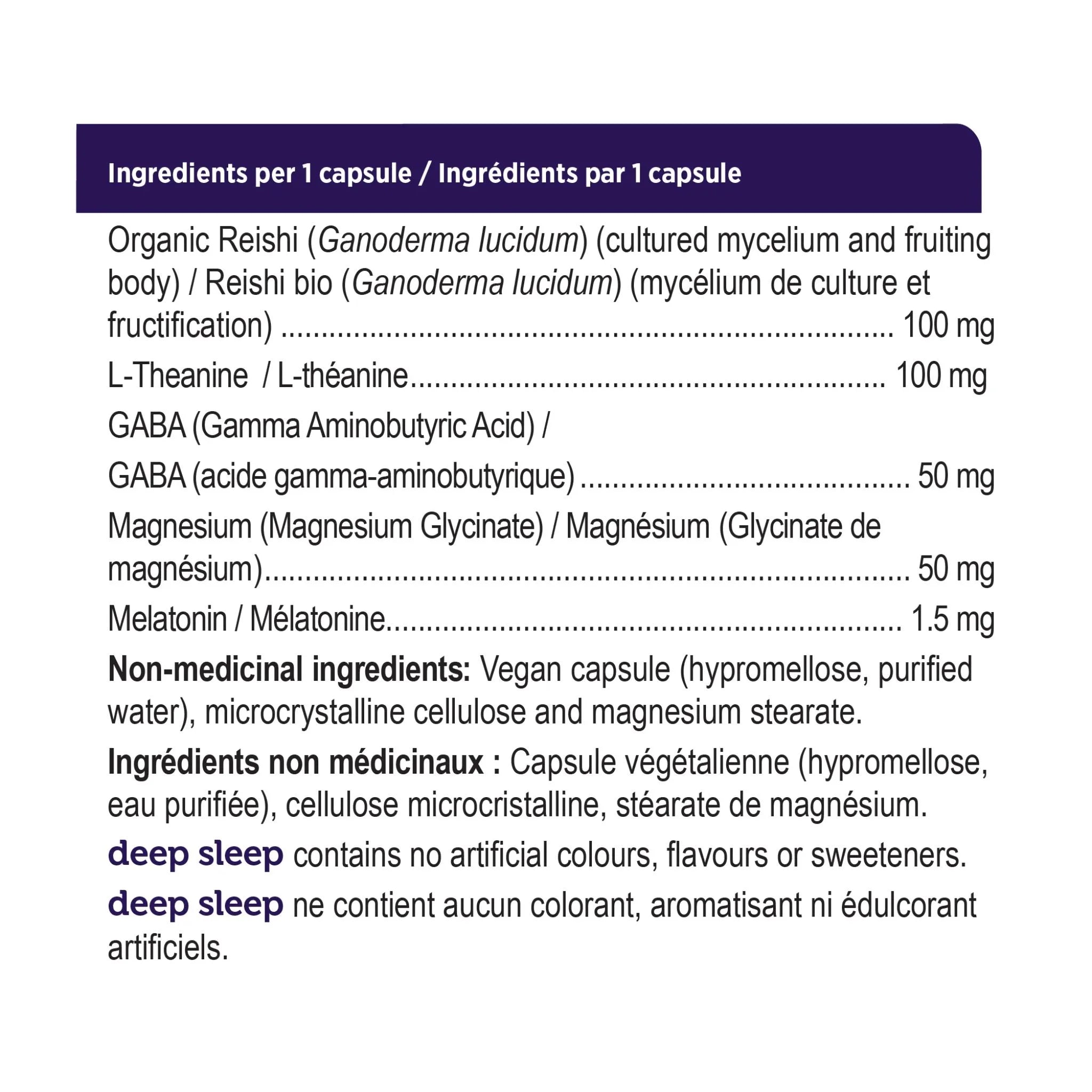 Genuine Health Deep Sleep 60c - Nature's Source Inc