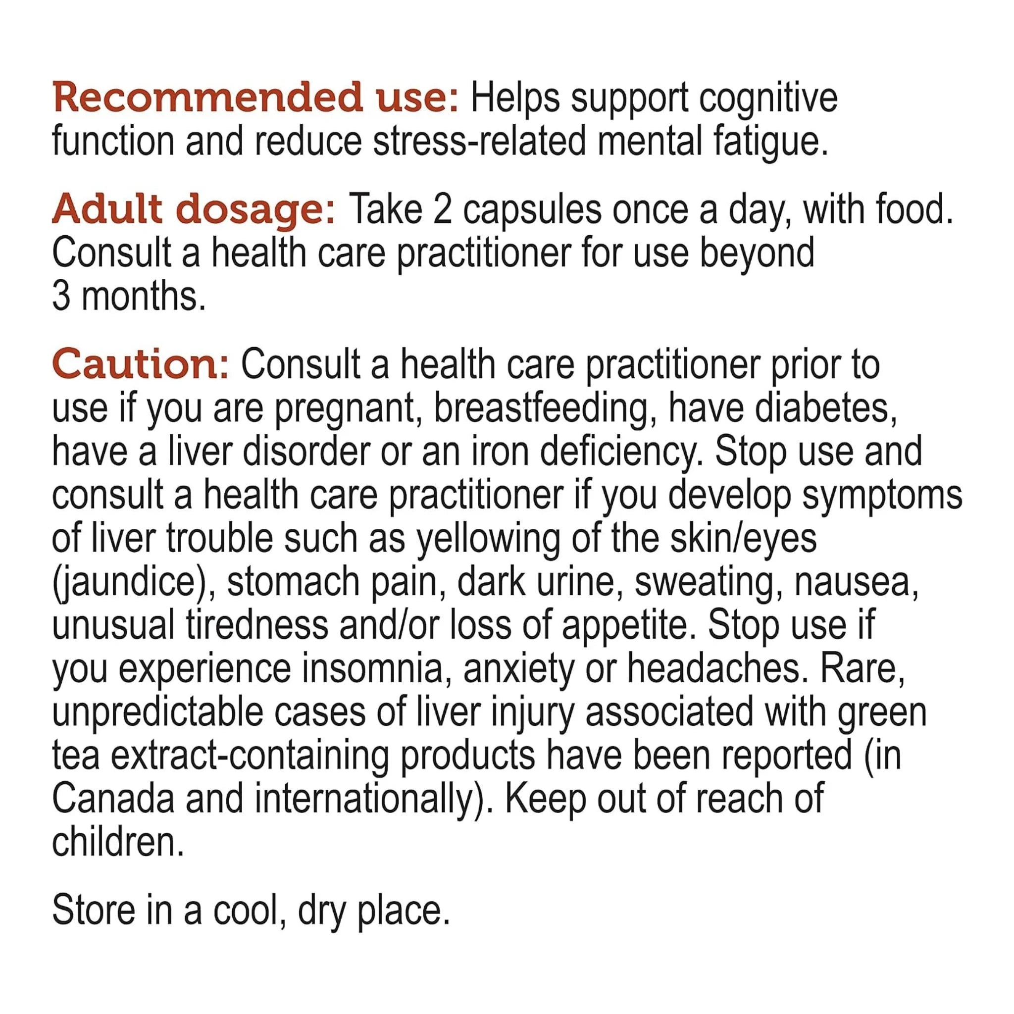 Genuine Health Clear Focus 60c