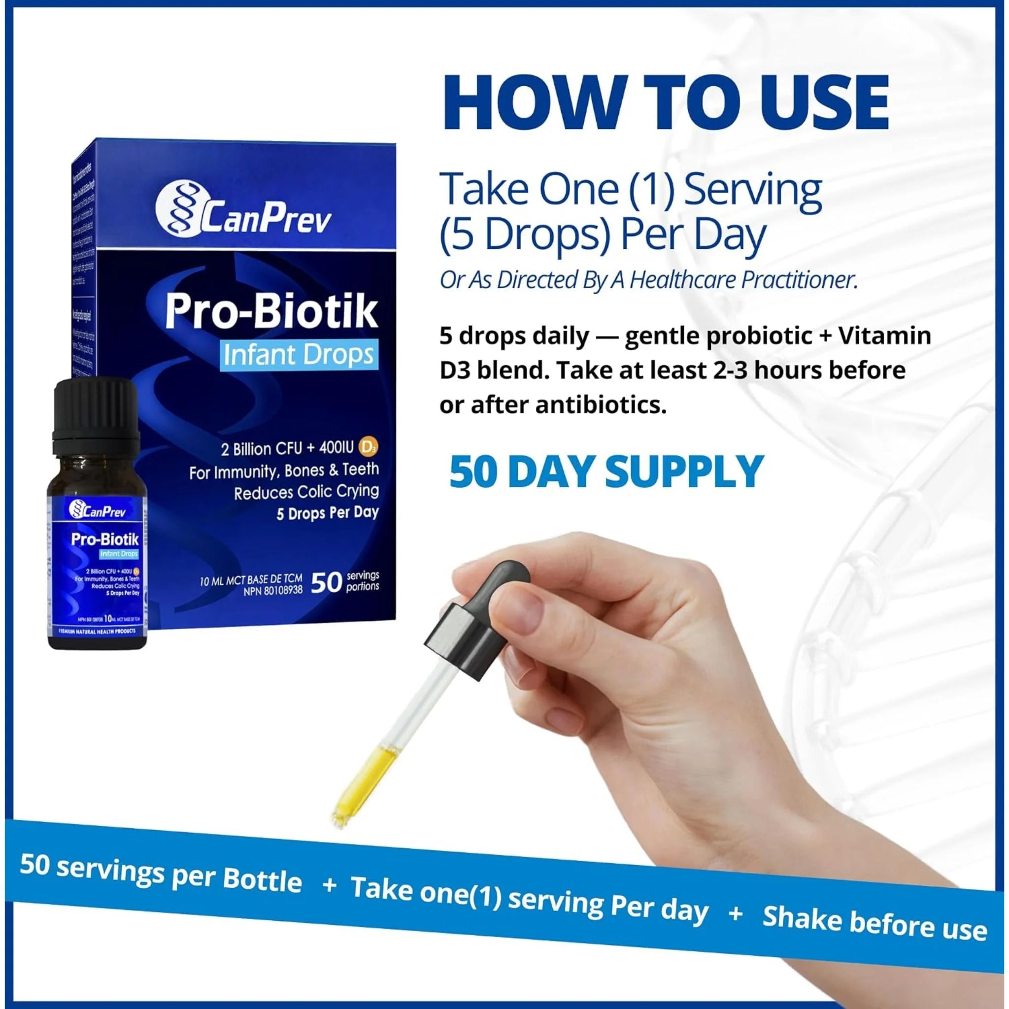 CanPrev Pro Biotik Infant Drops 10ml