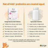 Orange Naturals Kids Probiotics Chewables 30 Tablets
