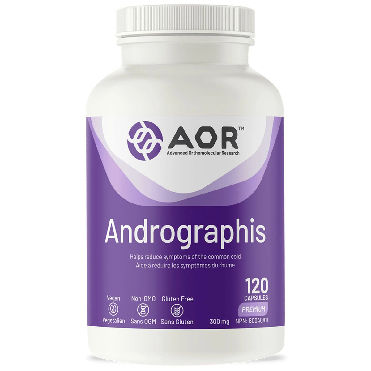 AOR Andrographis 300mg, 120 Capsules