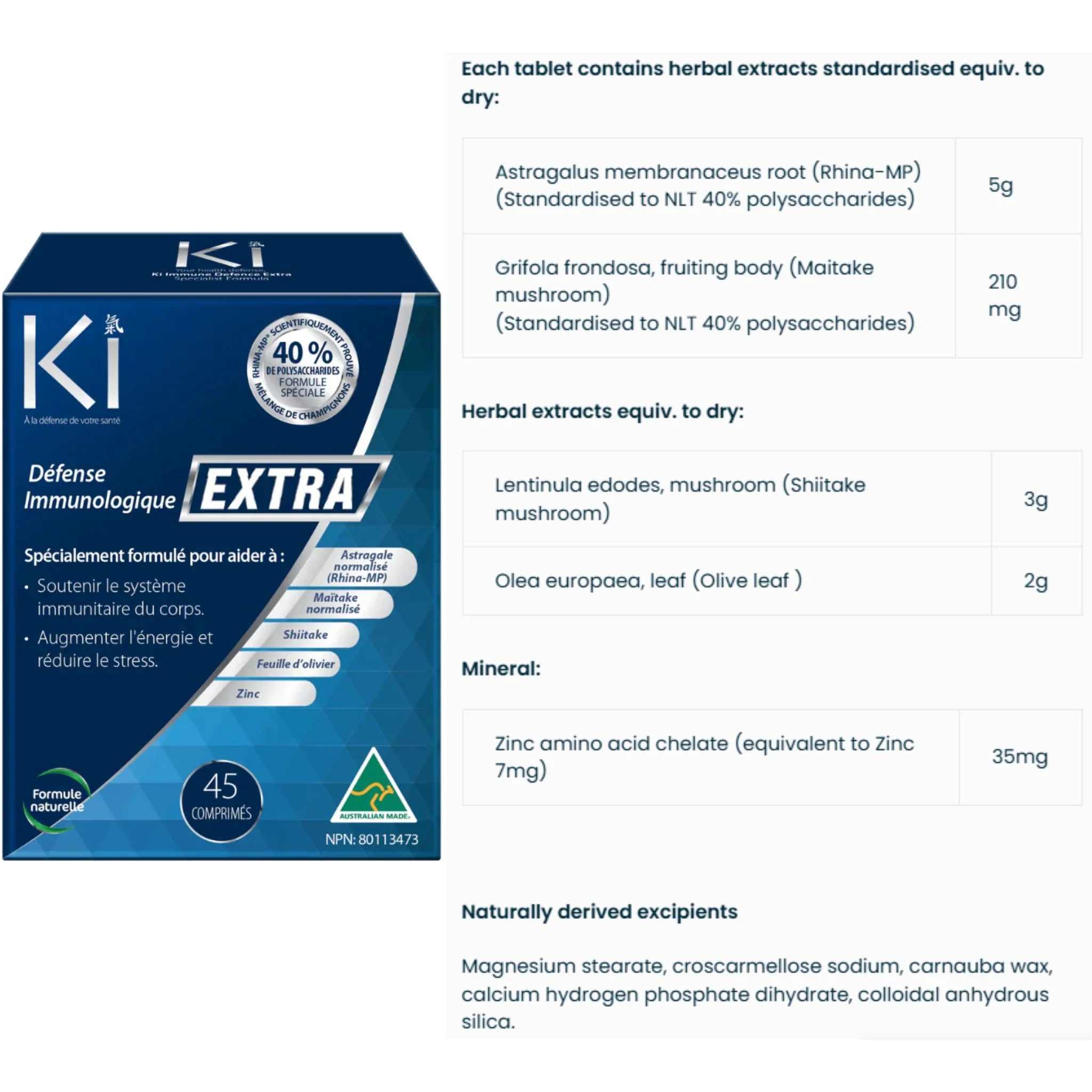 Ki Immune Defence Extra 45 Tablets