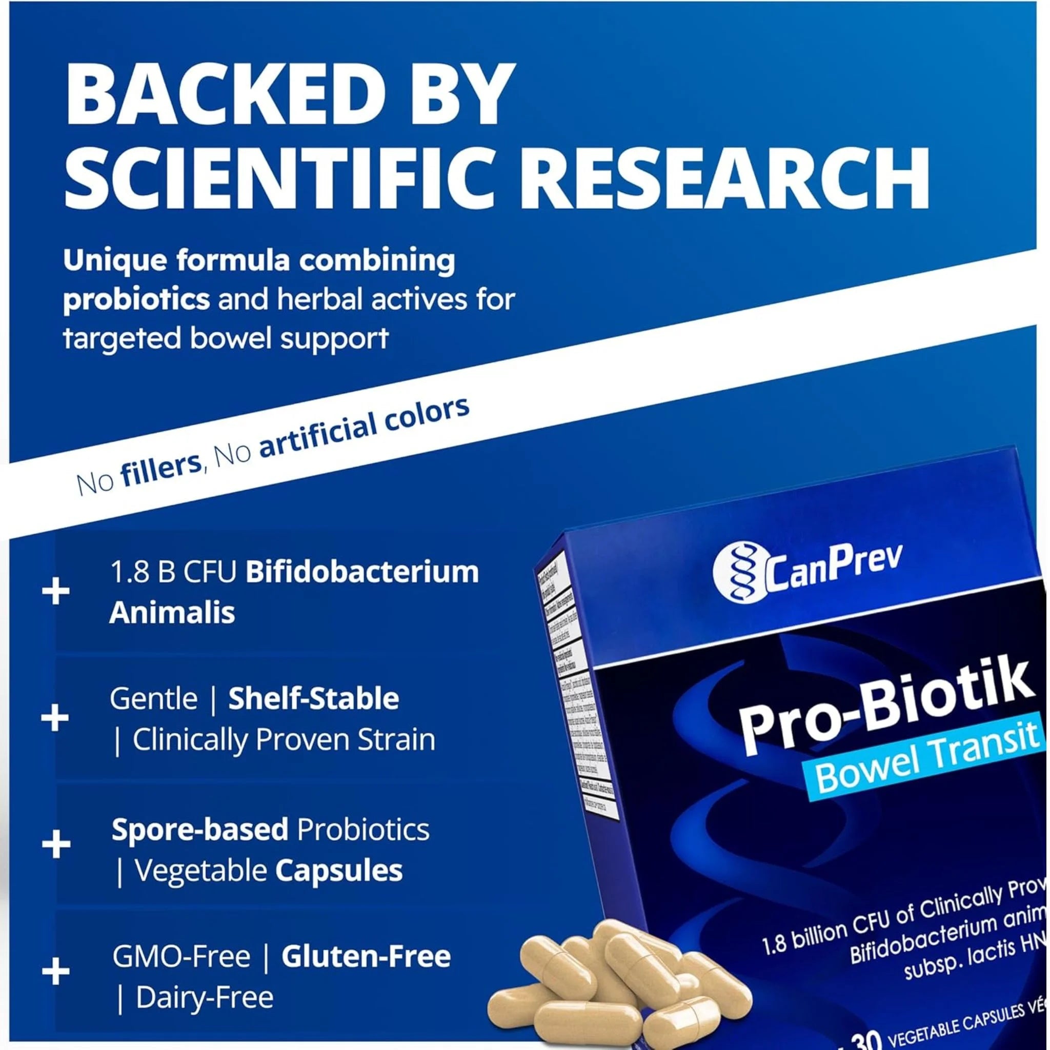CanPrev Pro-Biotik Bowel Transit 30c