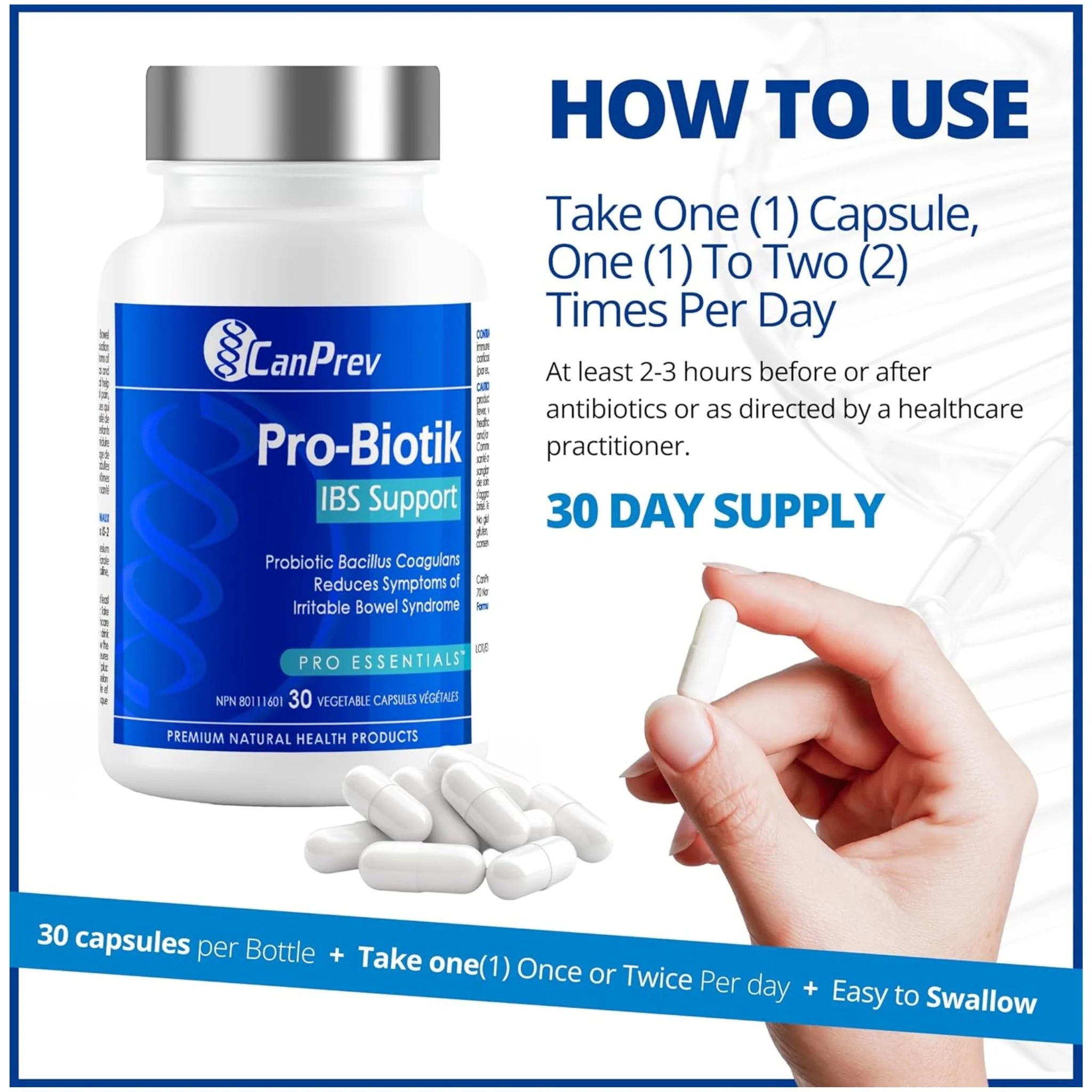 CanPrev Pro-Biotik IBS Support 30c