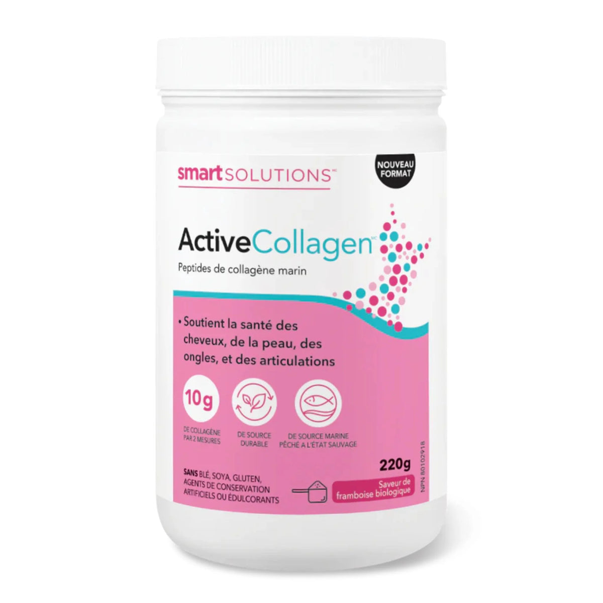 Smart Solutions - Active Collagen Raspberry 220g