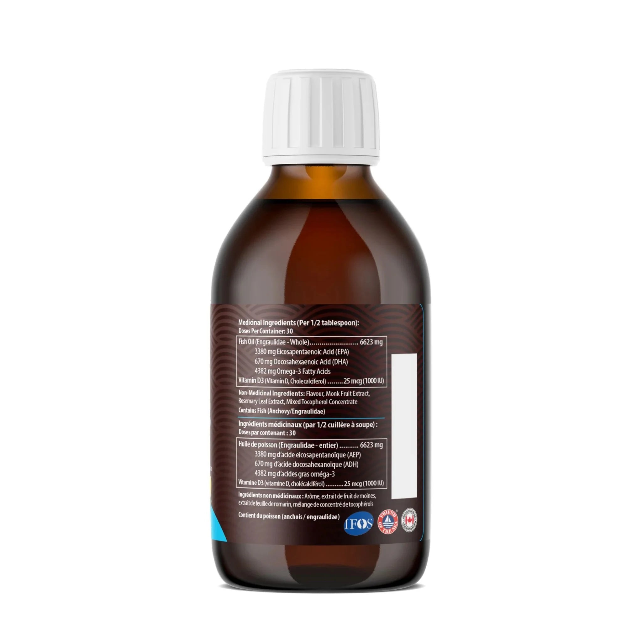 AquaOmega High EPA Lemon 450ml - Nature's Source Inc