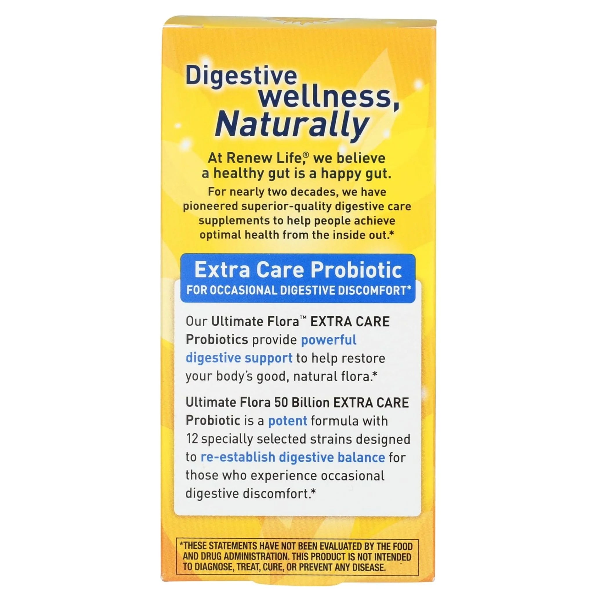 Renew Life Ultimate Flora Extra Care 50B 72 Capsules