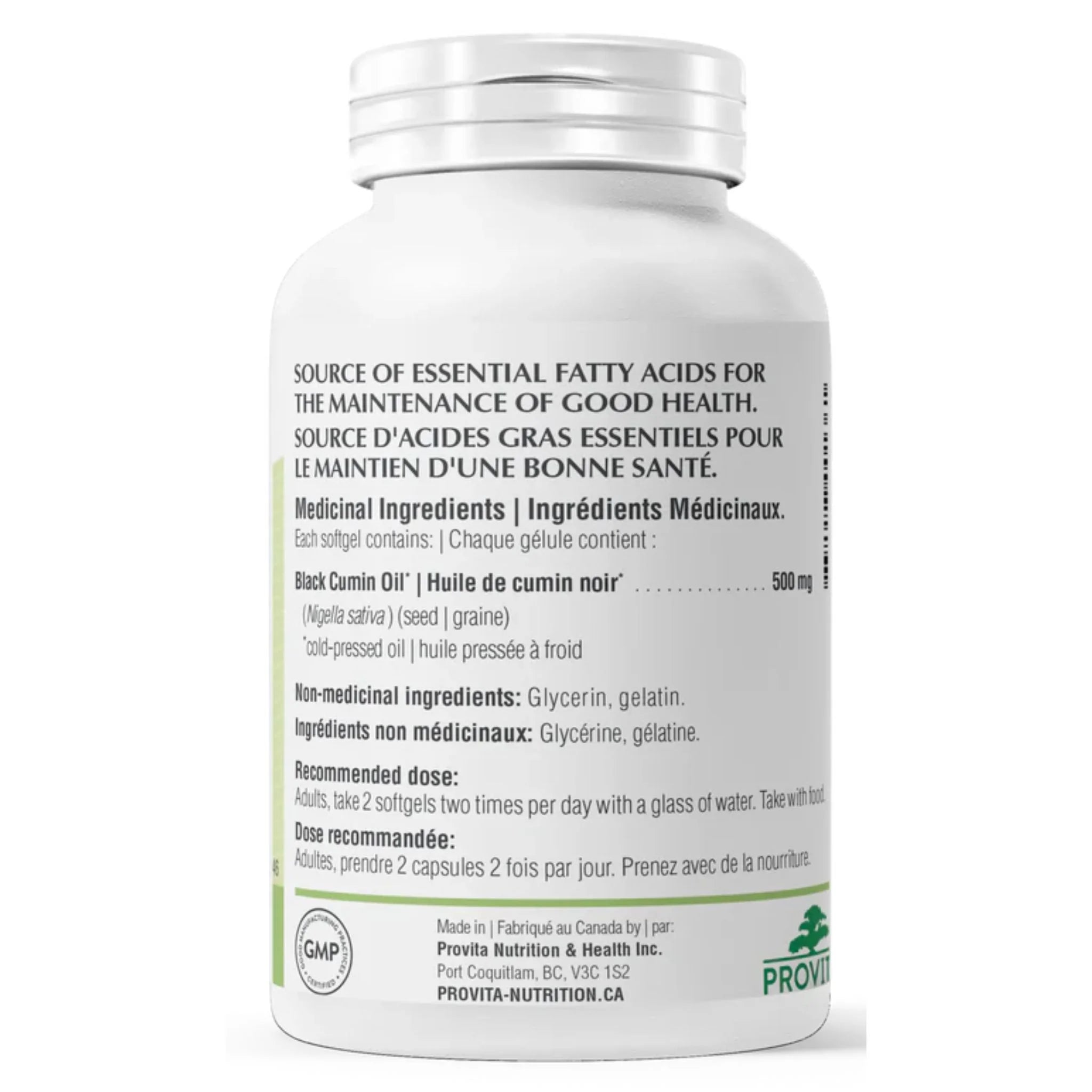 Provita Nigella Black Cumin Oil 60 softgels