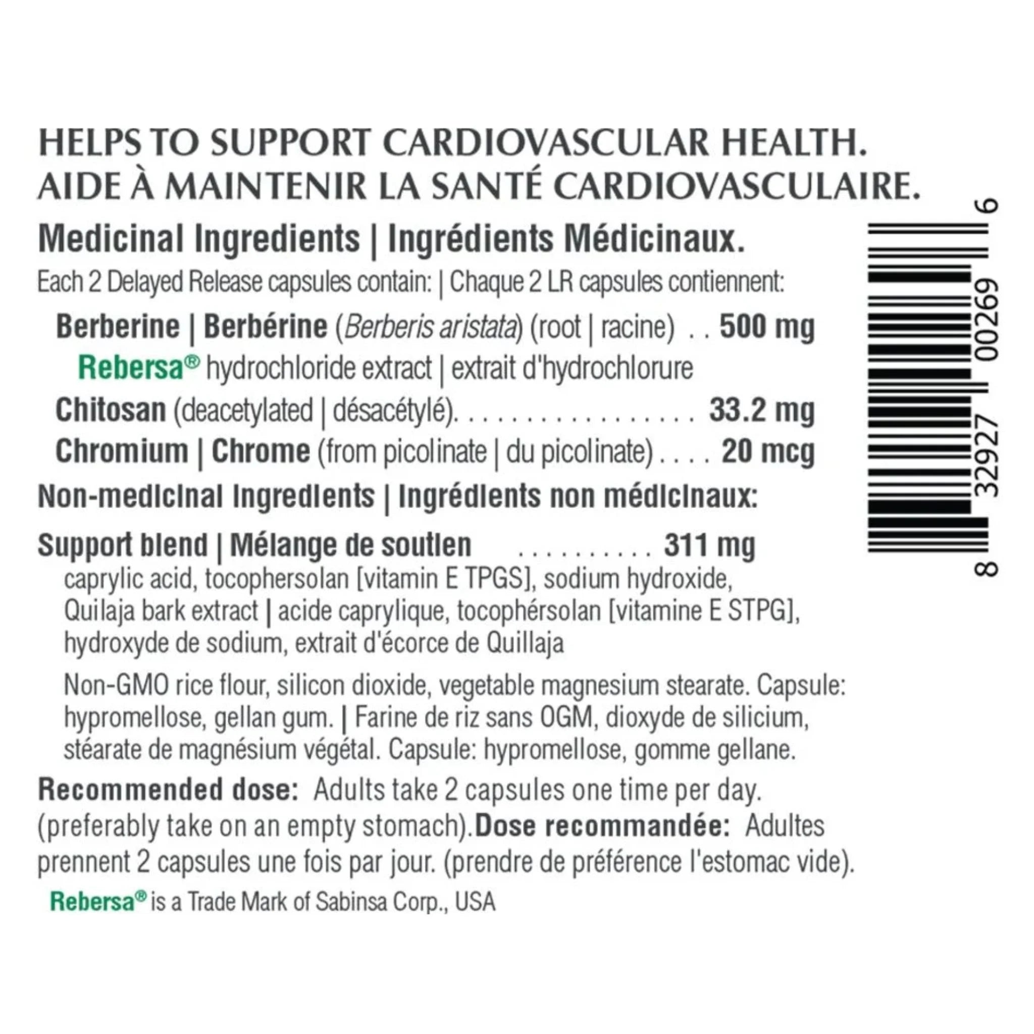 Provita Berberine TPGS 60 capsules
