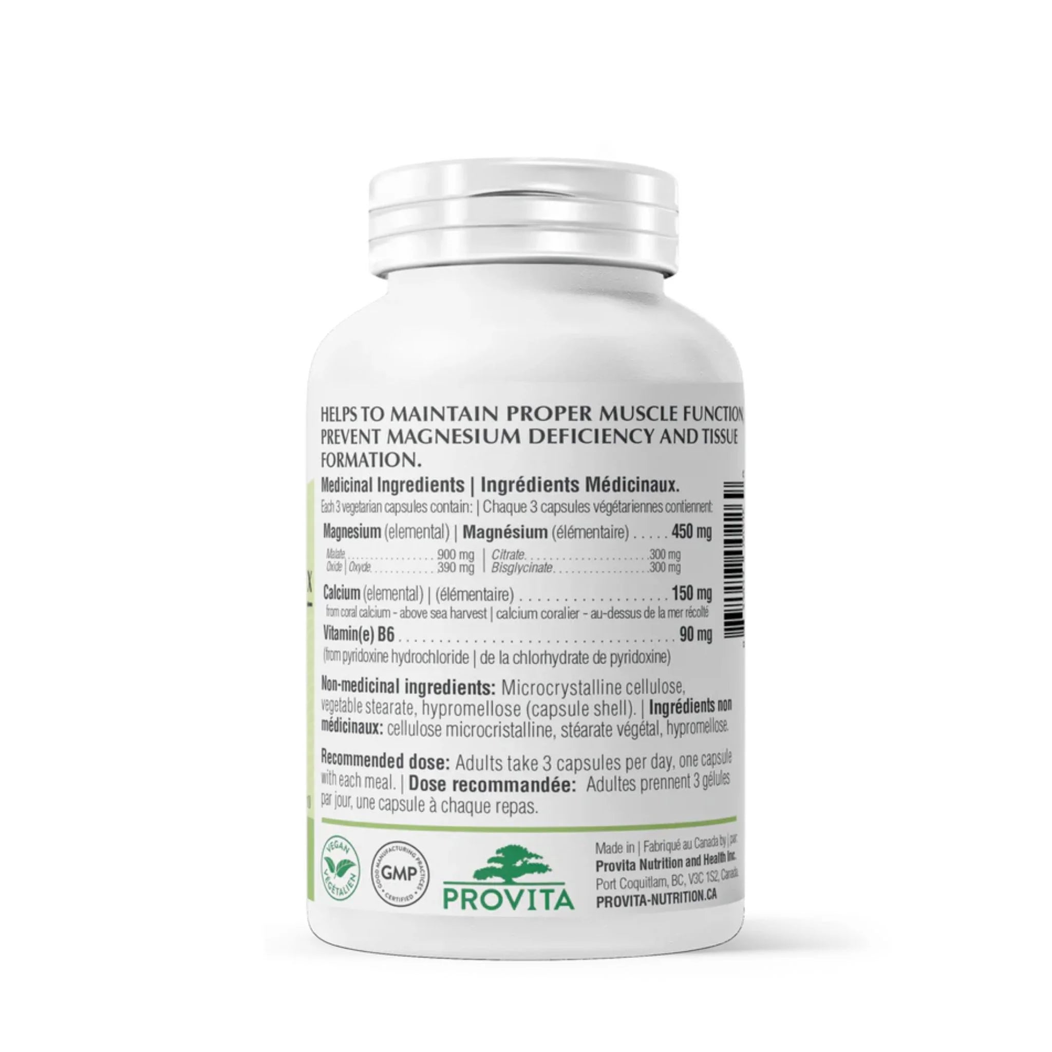 Provita Magnesium Pro 90 capsules - Nature's Source Inc
