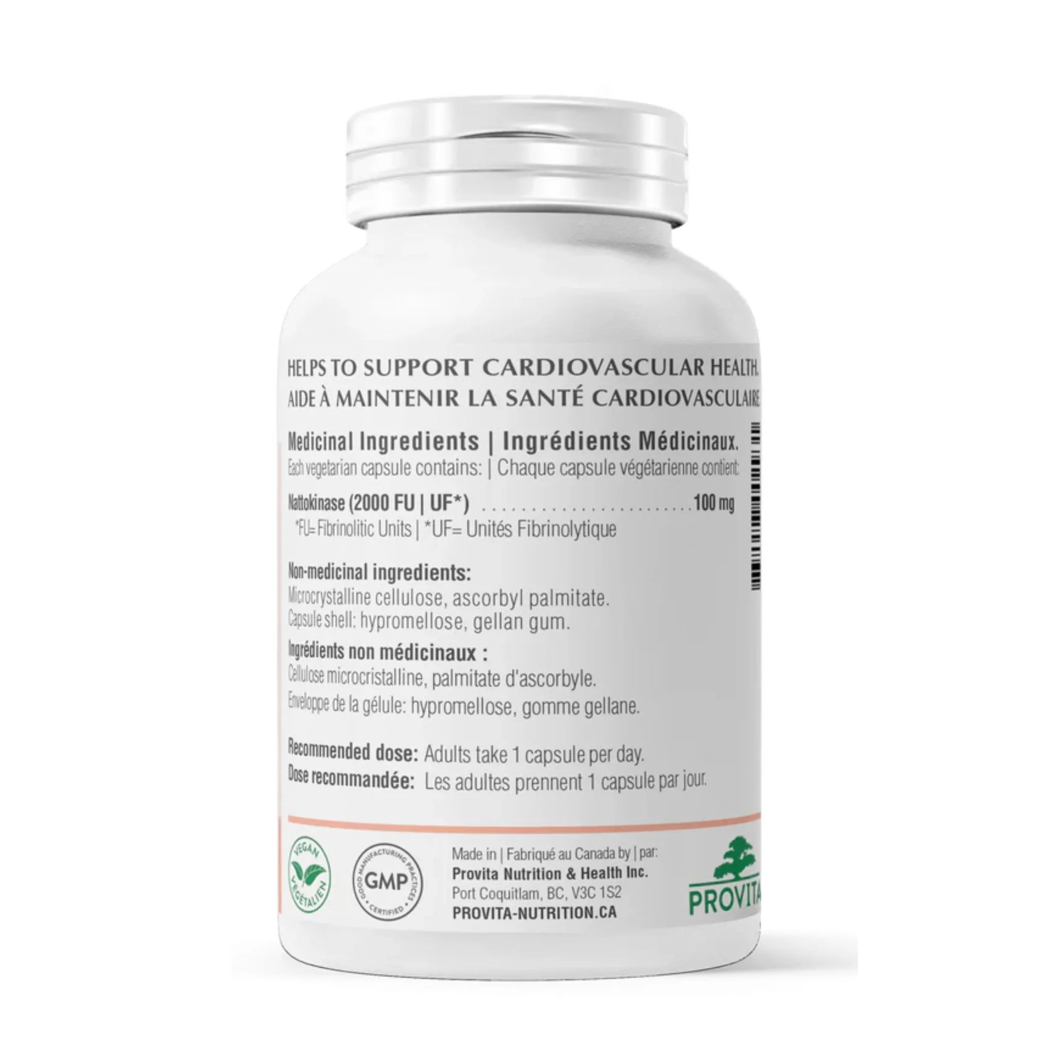 Provita Nattokinase 2000FU 60 capsules