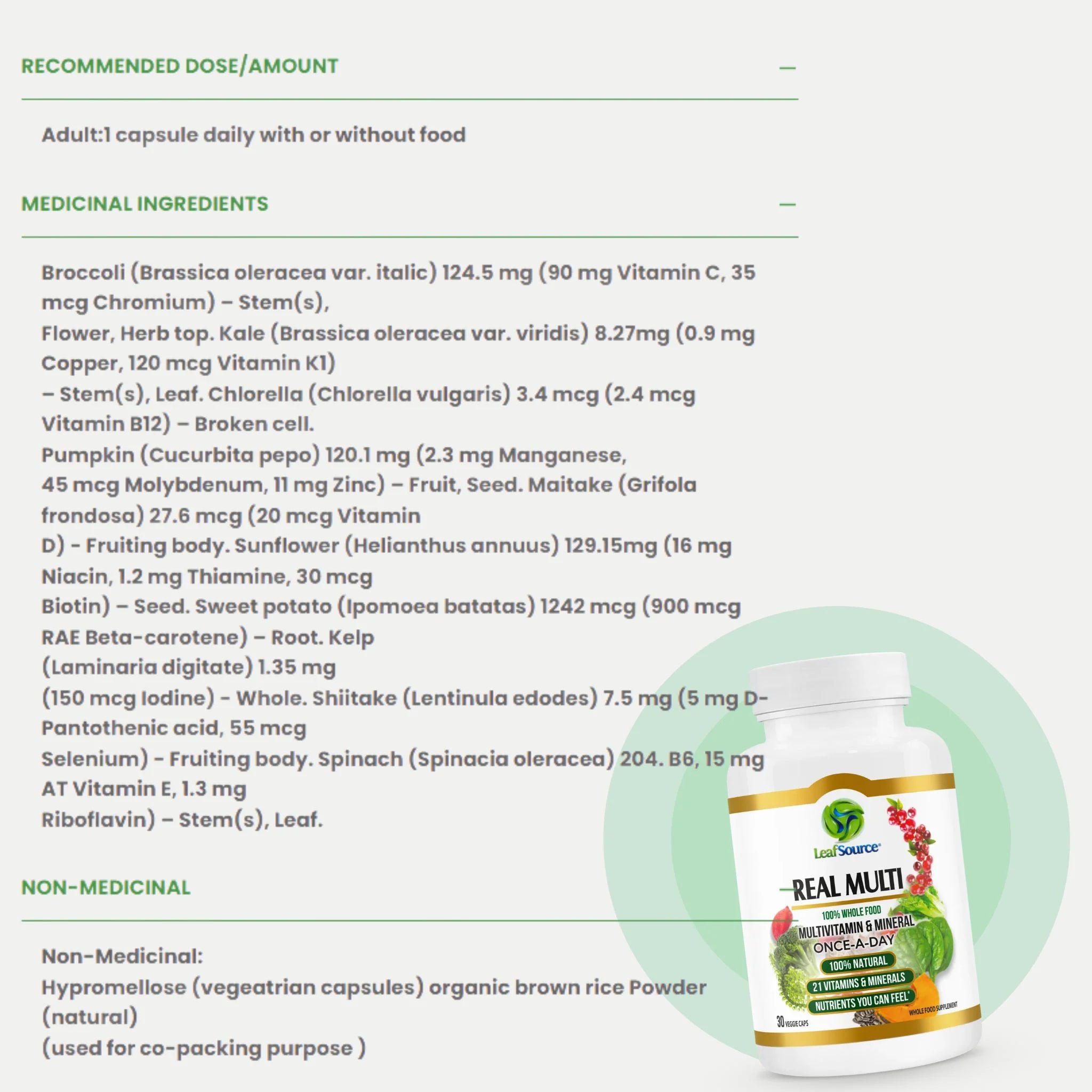 LeafSource Real Multi 30 capsules