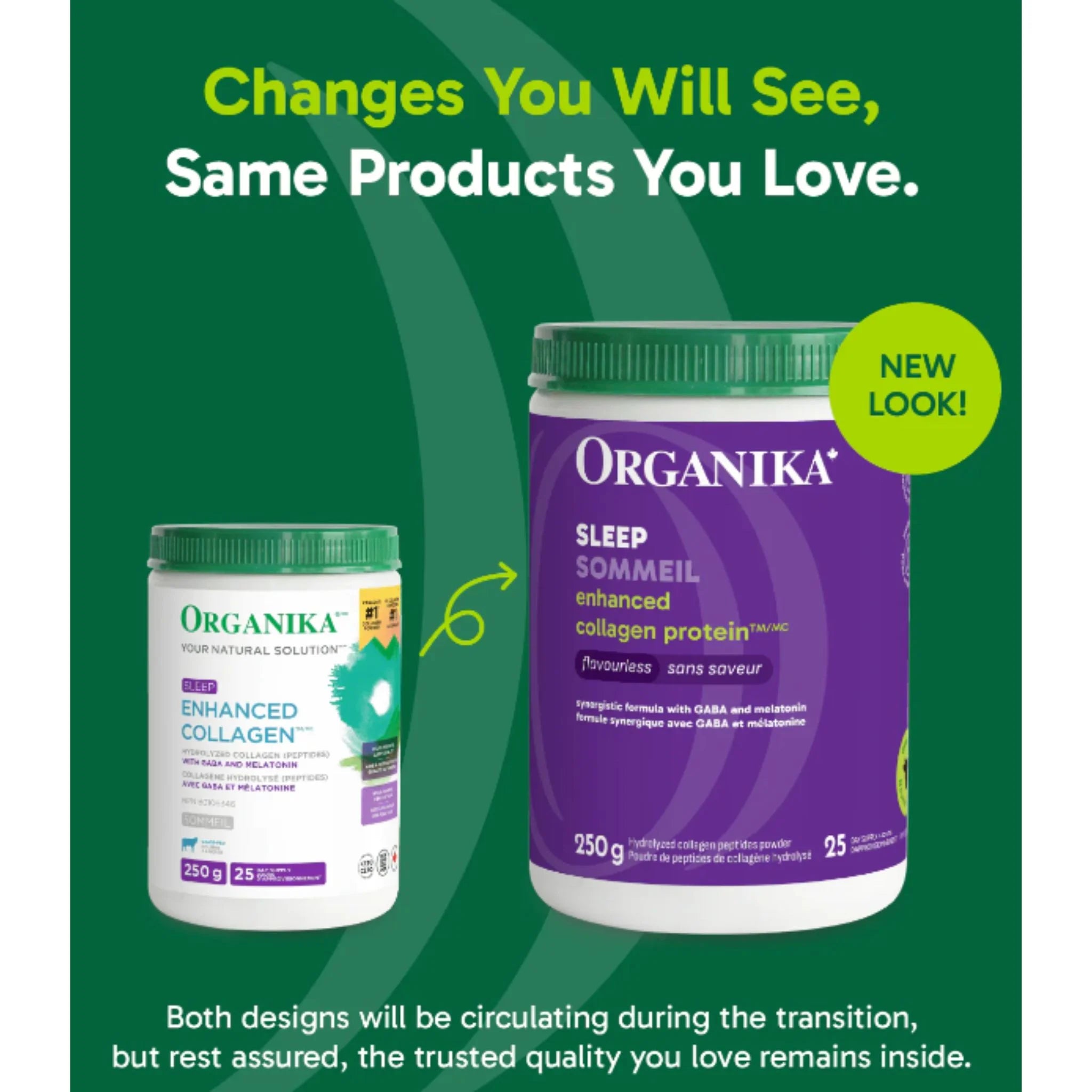 Organika Sleep Enhanced Collagen Protein Powder 250g
